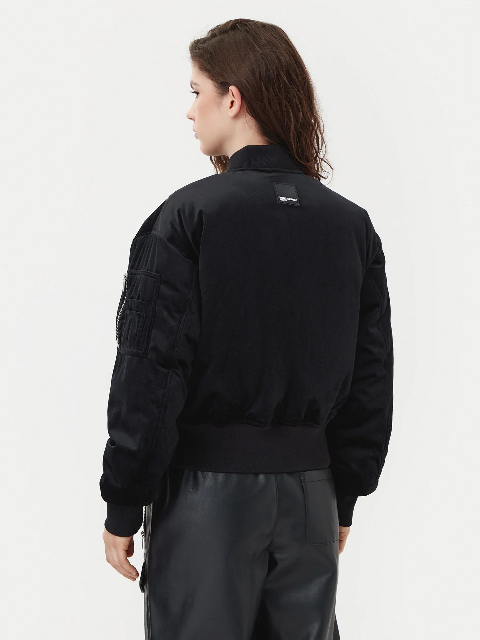 Karl Lagerfeld Bomber Jacket Size M / US 6-8 / IT 42-44 - 3 Thumbnail