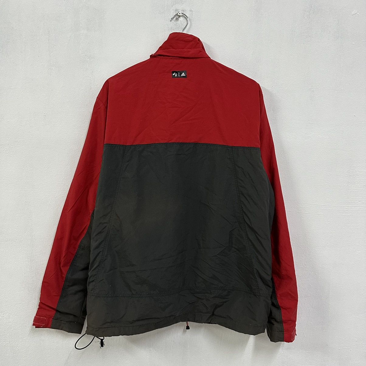 Adidas Vintage Adidas Sweater Raincoat Waterproof With Hoodies Size US L / EU 52-54 / 3 - 8 Thumbnail
