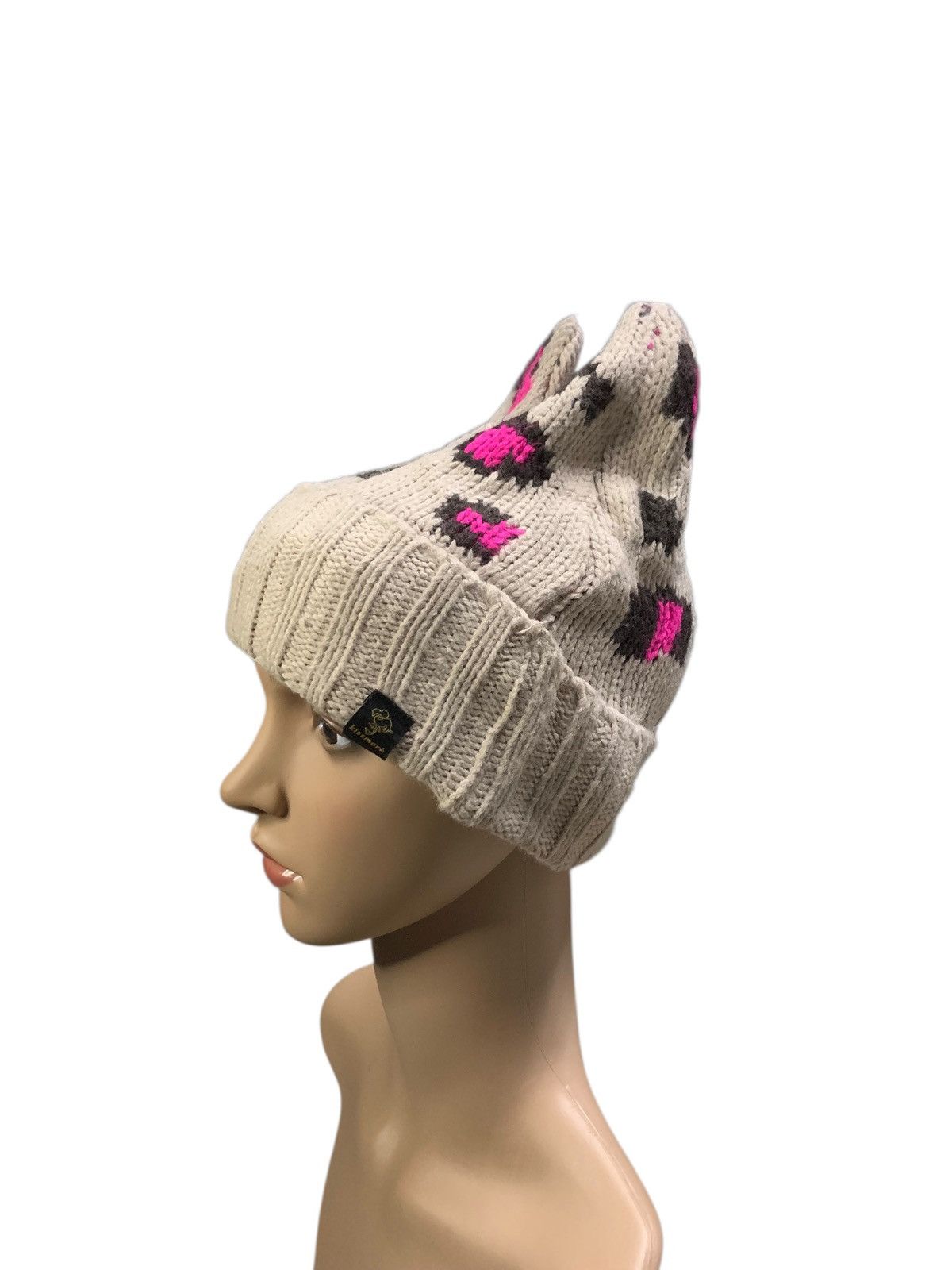 Japanese Brand × Kapital × Vintage Bunny Short Horn Devil Beanie Size ONE SIZE - 3 Thumbnail