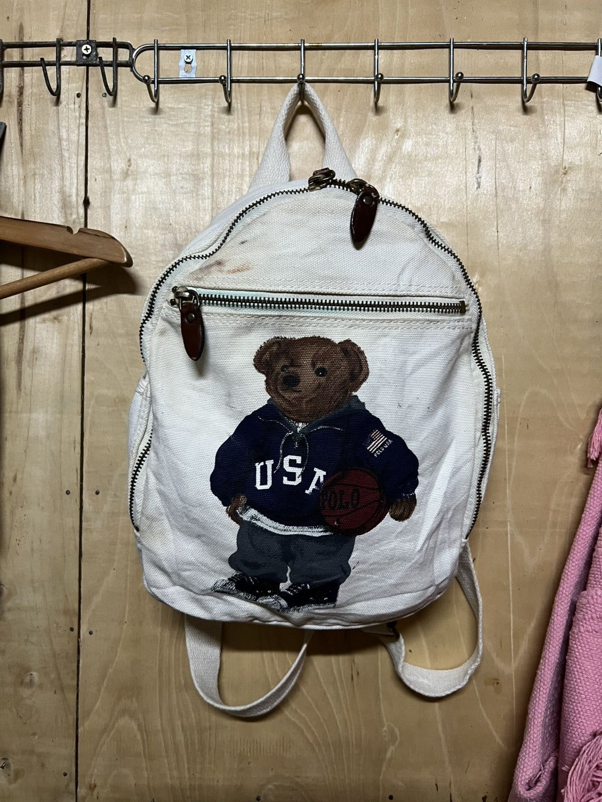 Polo Ralph Lauren Vintage Polo Bear Ralph Lauren 90s Size ONE SIZE - 2 Thumbnail