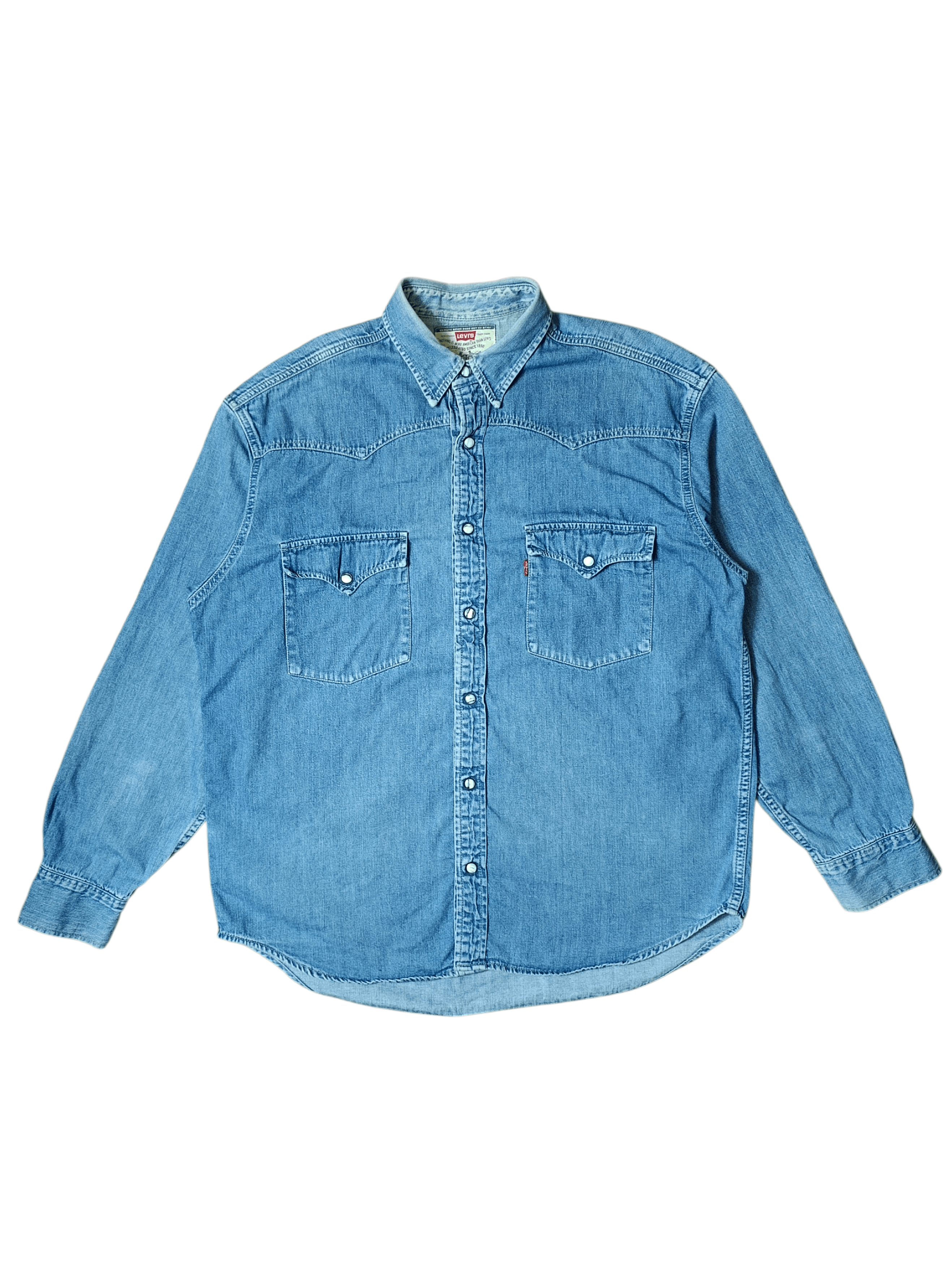Levi's Vintage Levis Denim shirt Size US L / EU 52-54 / 3 - 1 Thumbnail