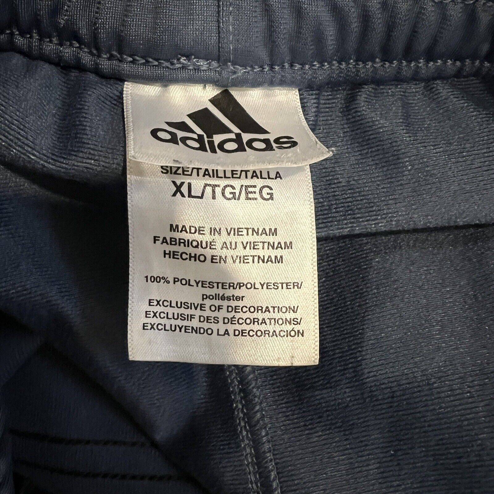 Adidas × Vintage Adidas Track Pants XL Stripes Spell Out Training Gym Jogger Size US 28 / EU 44 - 5 Thumbnail