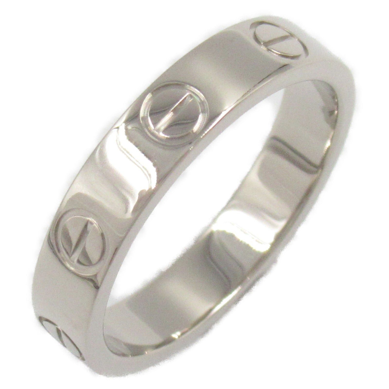 Cartier Mini Love Ring K18Wg (White Gold) Silver