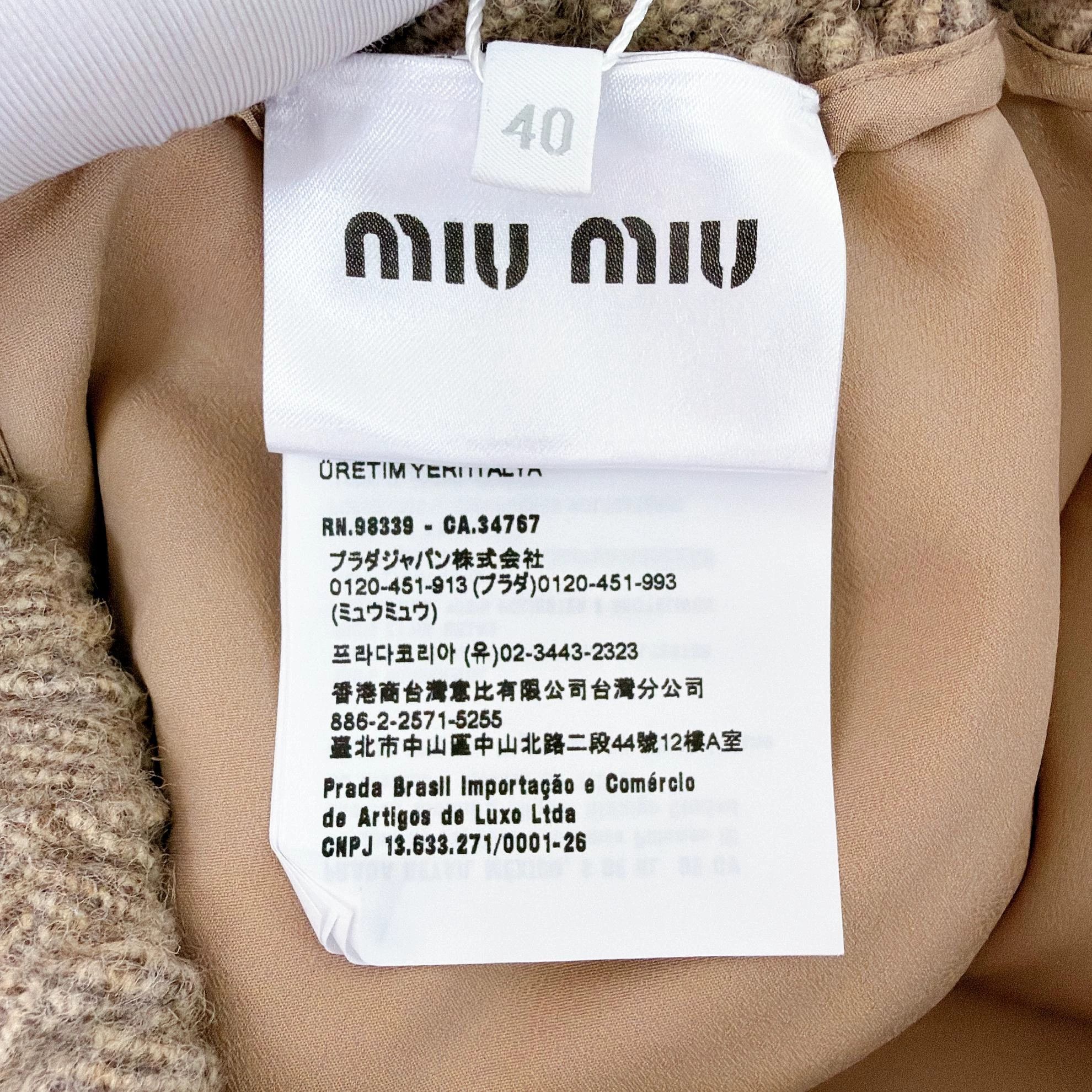 Miu Miu MIU MIU Light Wool Short Skirt Women's 40 Size 27" / US 4 / IT 40 - 7 Thumbnail