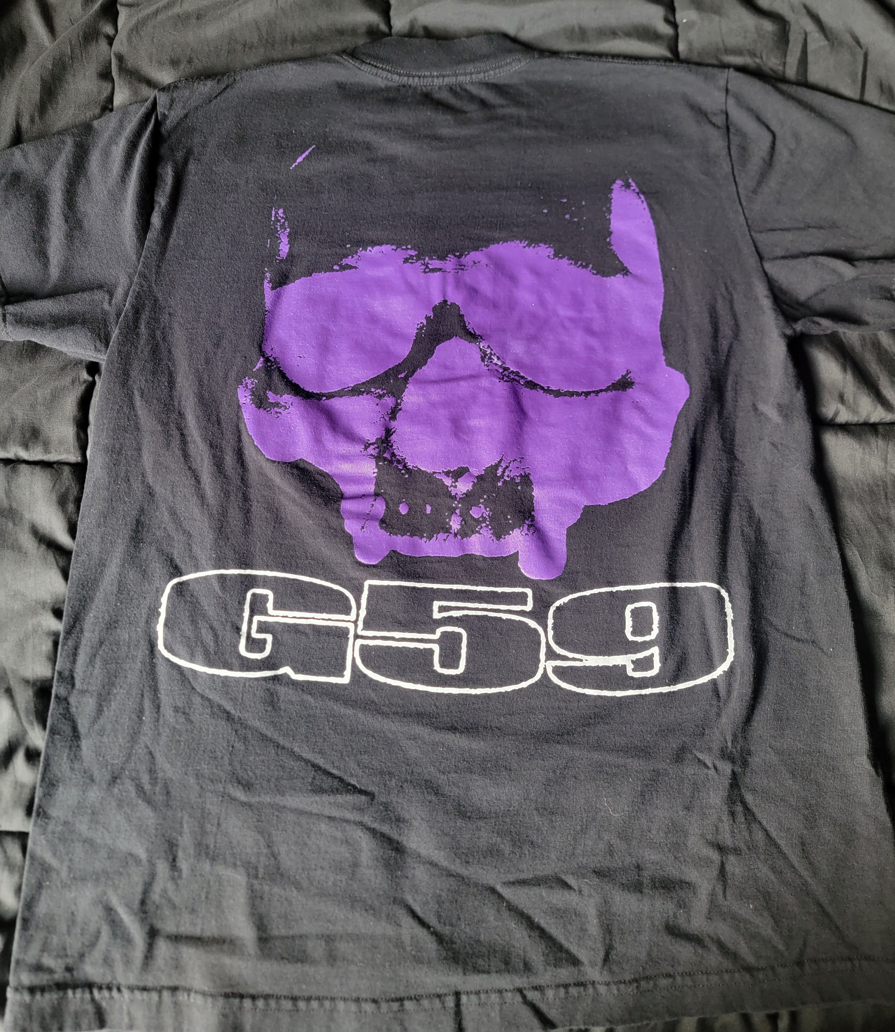 G59 Records Greyday 2023 purple skull Tee Size US M / EU 48-50 / 2 - 2 Thumbnail