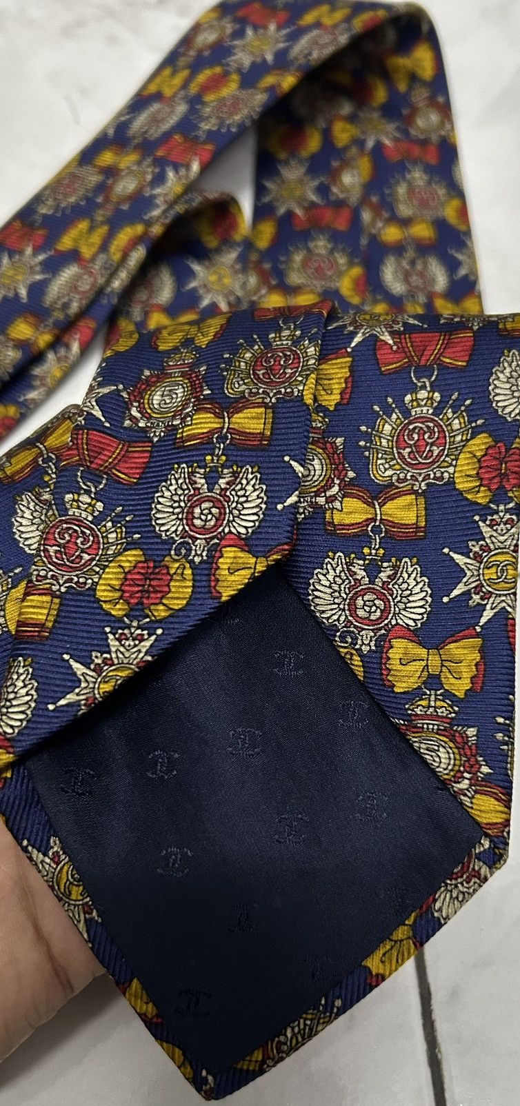 Chanel VINTAGE CHANEL MULTICOLOUR TIE Size ONE SIZE - 7 Thumbnail