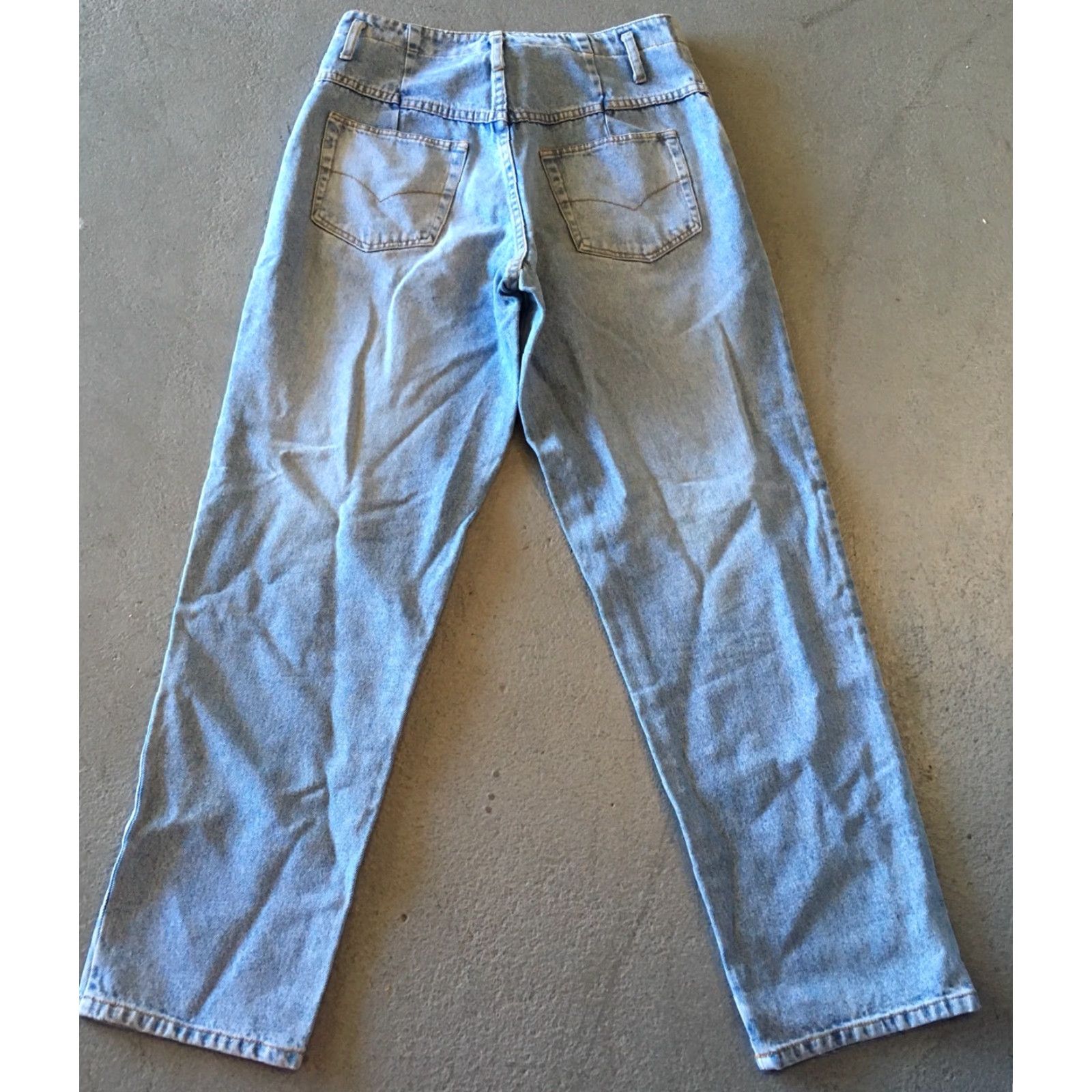Vintage VINTAGE MGR Jeans High Waist Tapered Leg Made in Hong Kong 80s 90s Size M 31 Waist Blue Womens Jeans Size 32" / US 10 / IT 46 - 6 Thumbnail