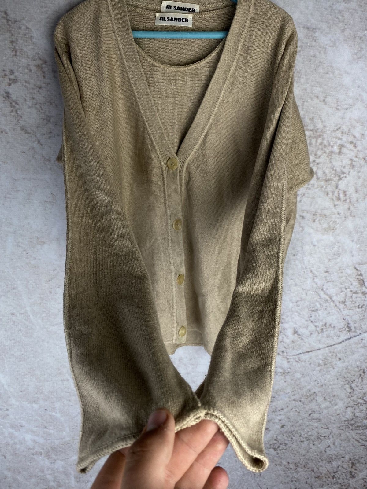 Jil Sander Jil Sander Wool set, Vest and Cardigan Size S / US 4 / IT 40 - 4 Thumbnail