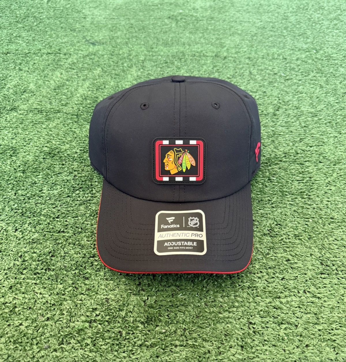 Other Men's Fanatics Black/Red Chicago Blackhawks Authentic Pro Size ONE SIZE - 1 Thumbnail