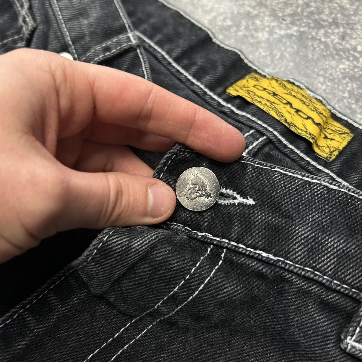 Other Mens Moremoney Big logo Rap Black denim streetwear y2k jeans Size US 32 / EU 48 - 6 Thumbnail