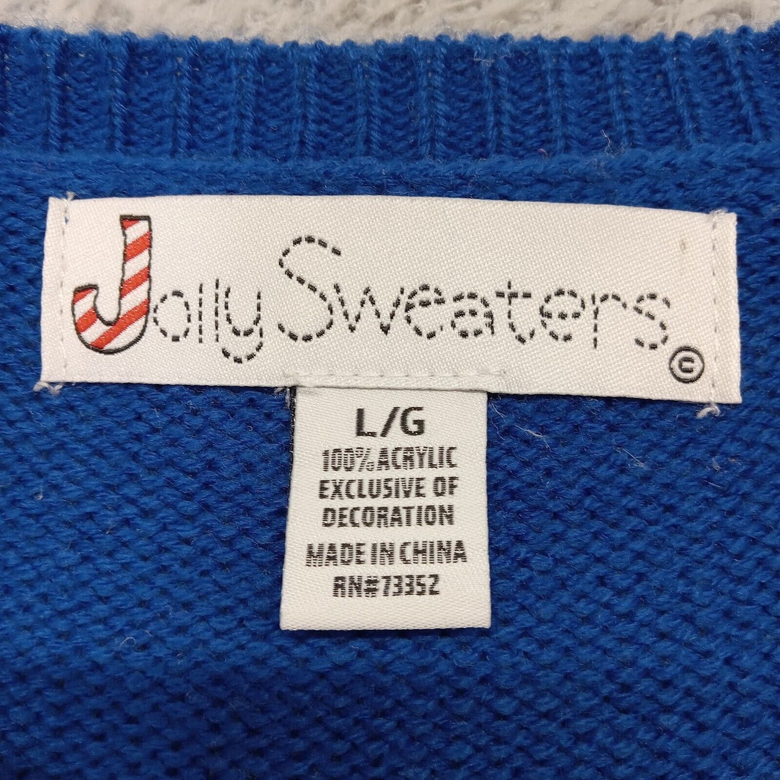 & Other Stories Jolly Sweaters Embroidered Snowman Sweater L Winter Blue Size L / US 10 / IT 46 - 5 Thumbnail