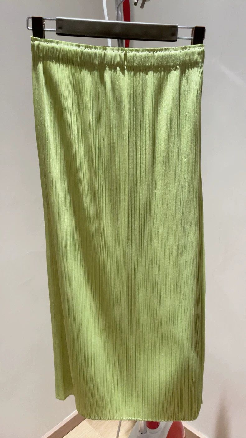 Issey Miyake issey miyake size:3 Green pleated skirt Size 42" / US 20 - 3 Thumbnail