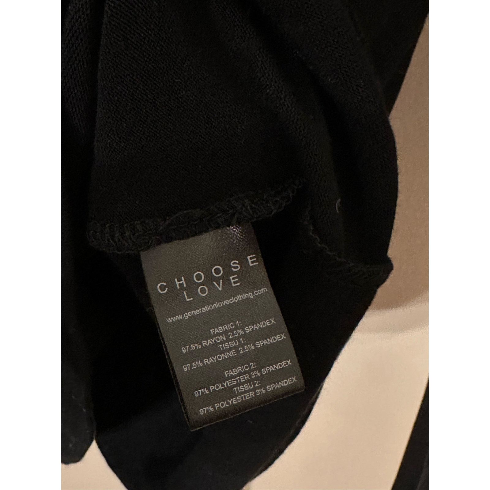Generation Love NWT Generation Love Yvonne Combo Top in Black size XS Size XS / US 0-2 / IT 36-38 - 8 Thumbnail