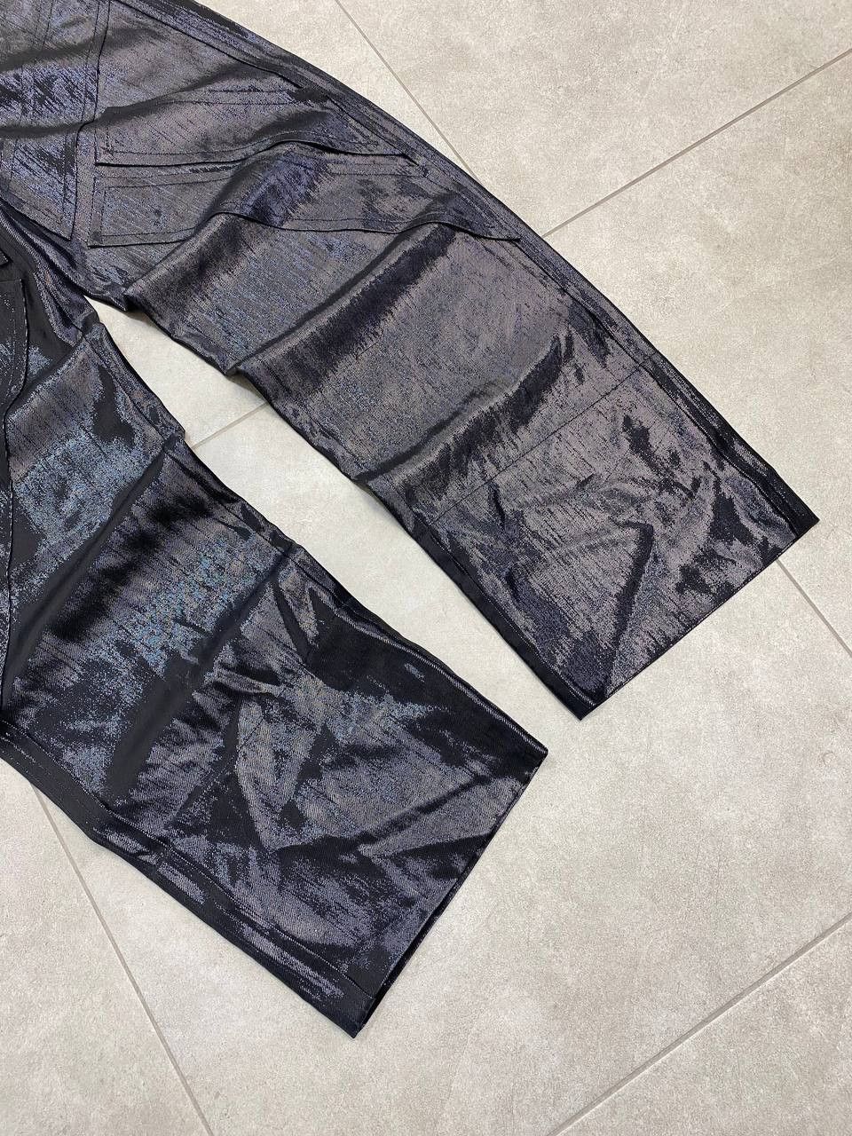 Other Pronounce AW20 Glitter Metallic Baggy Runaway Show Pants Size US 32 / EU 48 - 8 Thumbnail