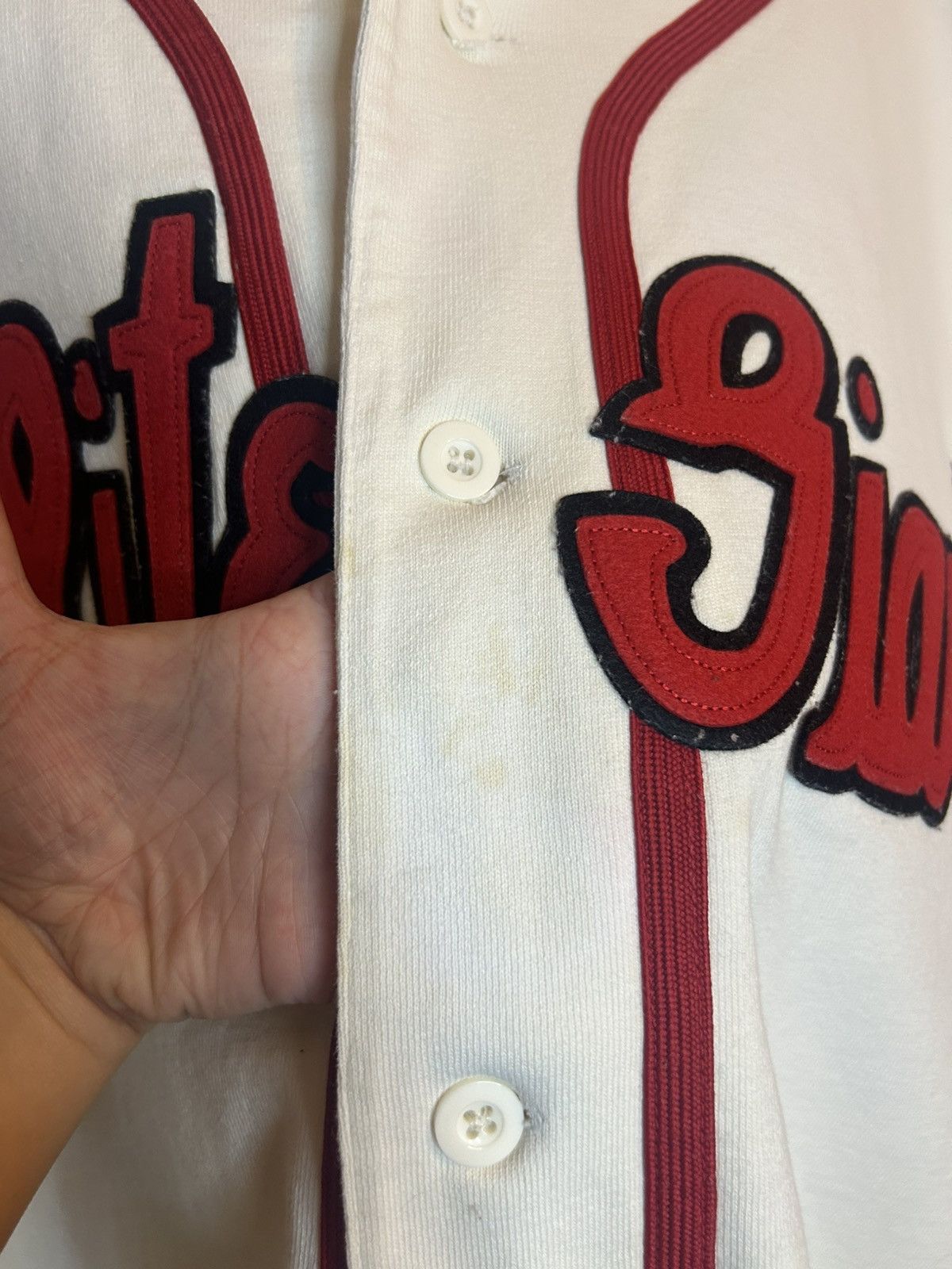 Ebbets Field Flannels VTG Baltimore Elite Giants Ebbets Field Flannels Jersey Size US XXL / EU 58 / 5 - 5 Thumbnail