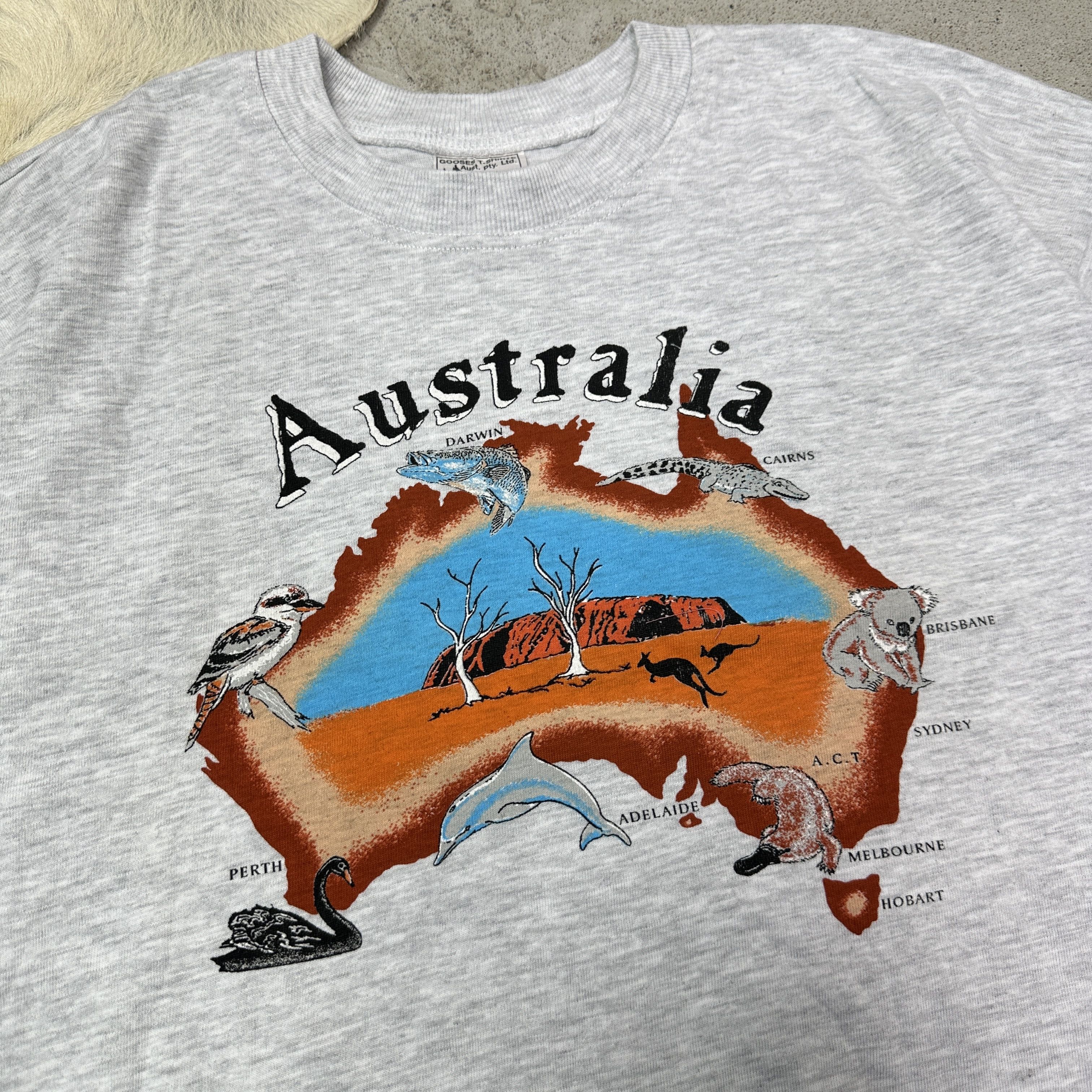 Vintage Vintage Streetwear Old School Australia T-shirt 90s Size US XXL / EU 58 / 5 - 2 Thumbnail