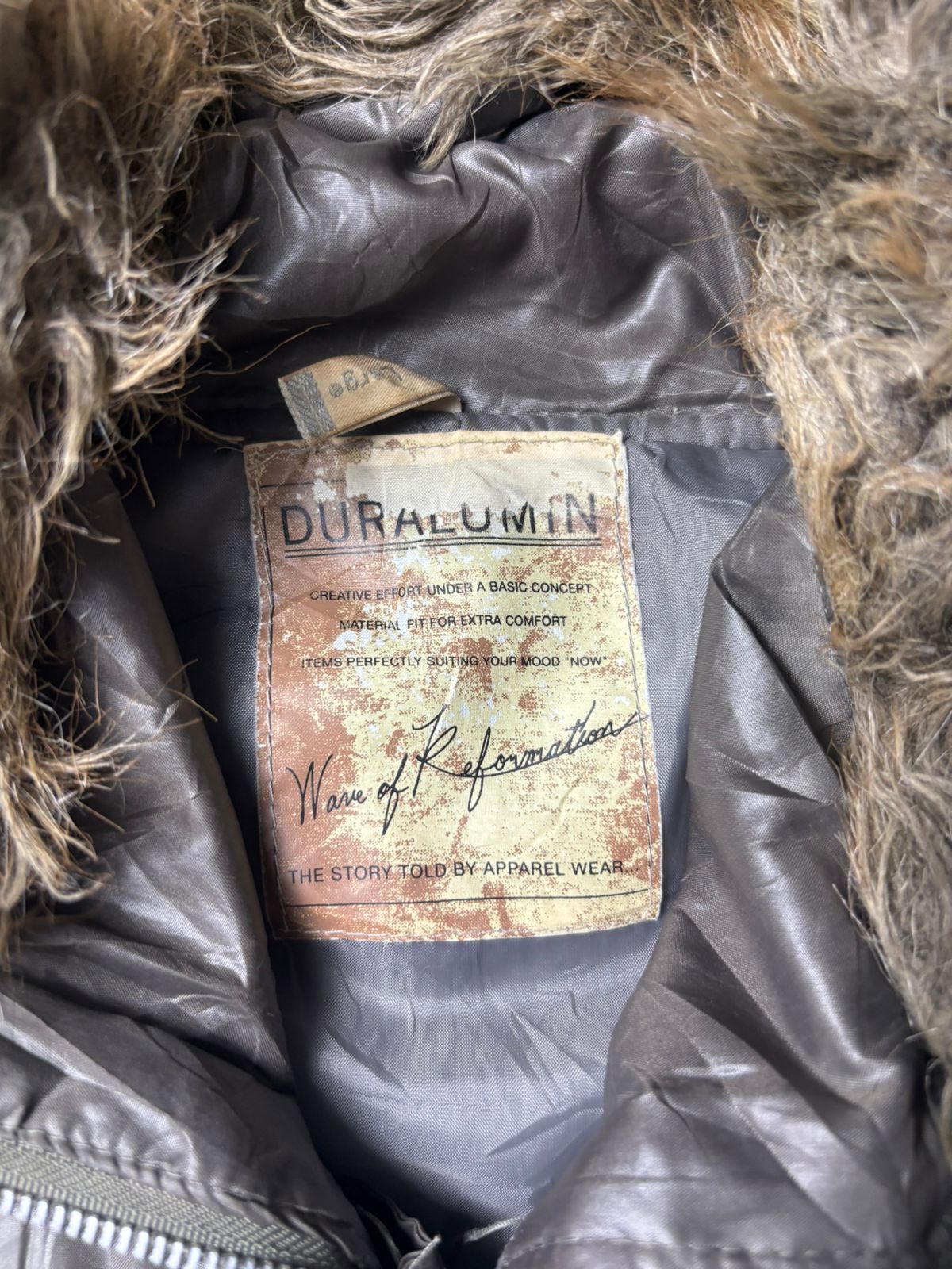 Japanese Brand 2000s Duralumin Military Multipocket Riders Fur Jacket Size US L / EU 52-54 / 3 - 6 Thumbnail