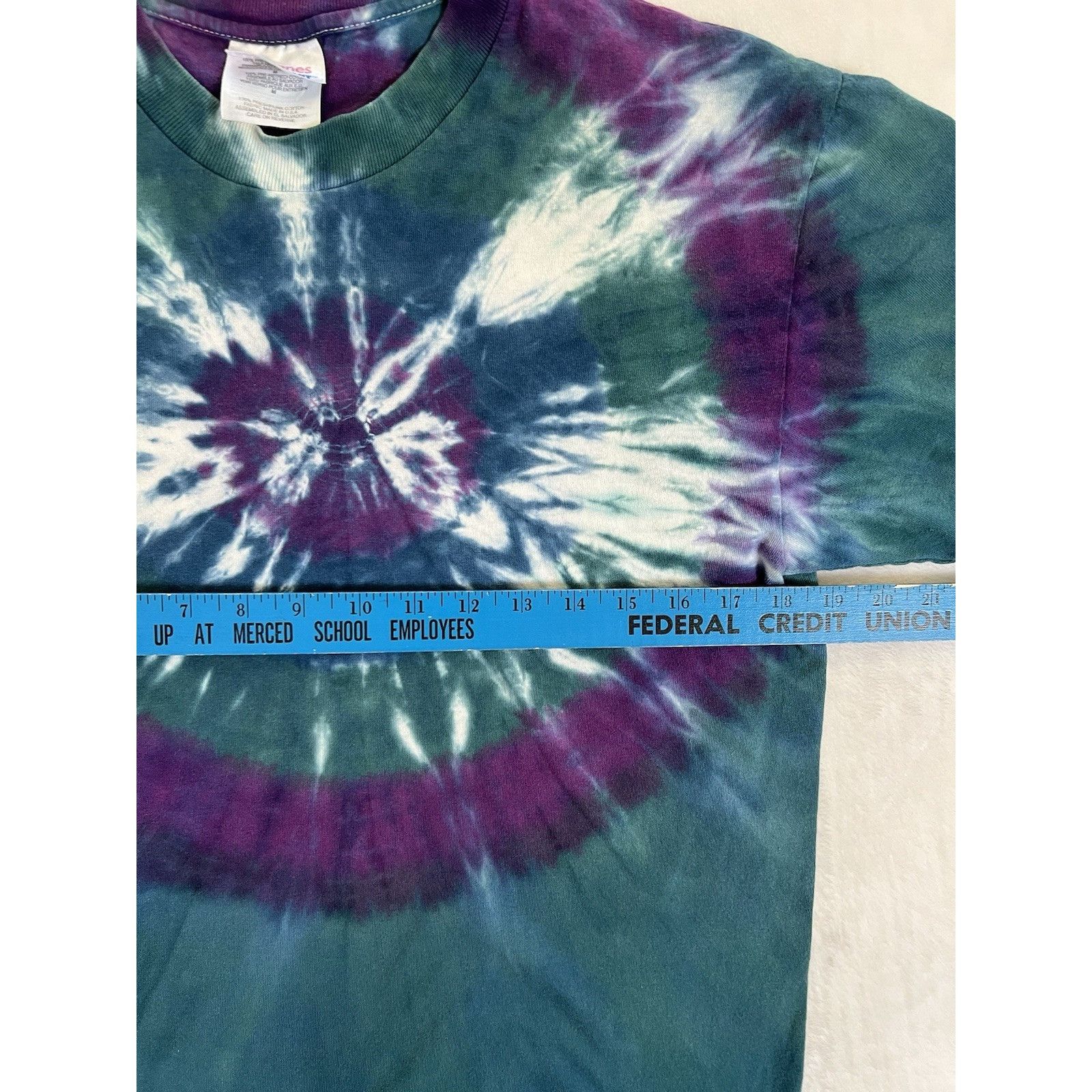 Hanes Vintage Tie Dye Blank Single Stitch T-Shirt Size Medium Made Size US M / EU 48-50 / 2 - 7 Thumbnail