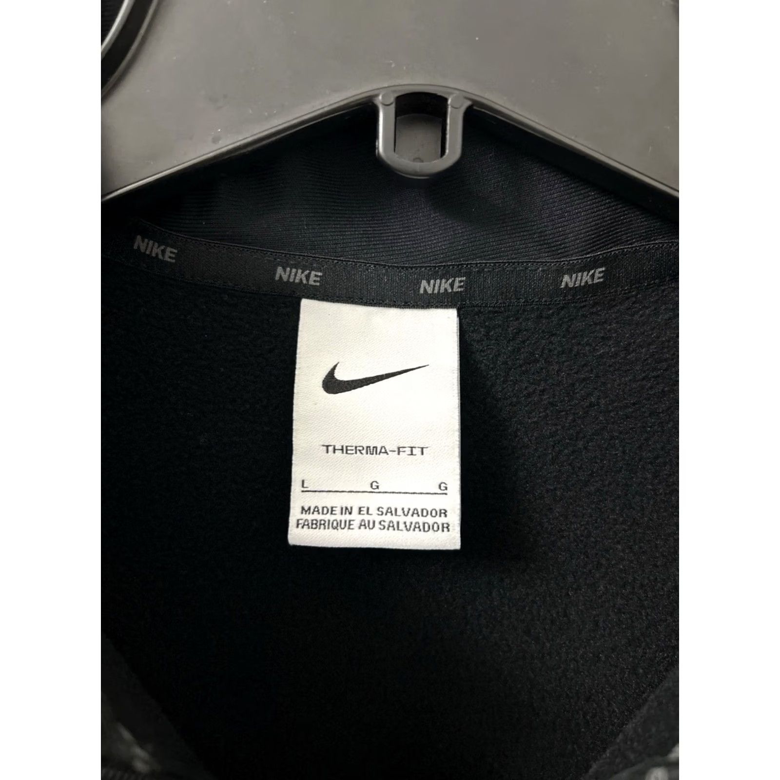 Nike Nike 1/4 Zip Mens Large Black Therma-FIT Jacket L/S CN9492-010 Size US L / EU 52-54 / 3 - 5 Thumbnail