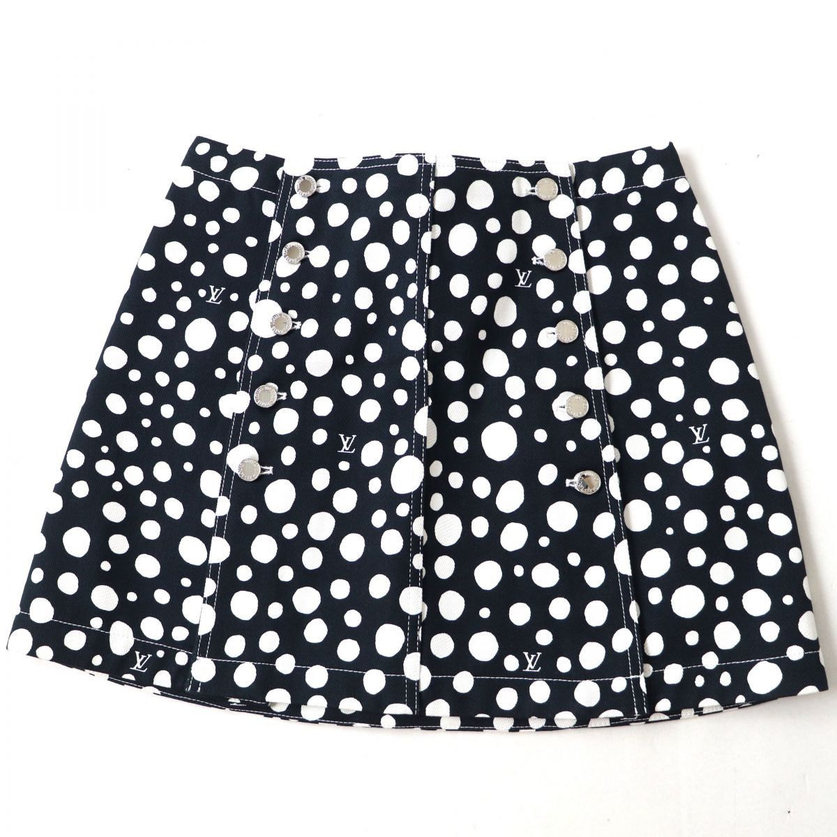 Louis Vuitton Louis Vuitton Louis Vuitton Yayoi Kusama Infinity Dot Skirt Limited Cotton Skirts 1AB713 Size ONE SIZE - 1 Thumbnail