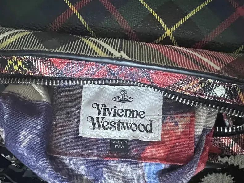 Vivienne Westwood Vivienne Westwood size os Wide Leather Belt Tartan Bag Size ONE SIZE - 5 Thumbnail