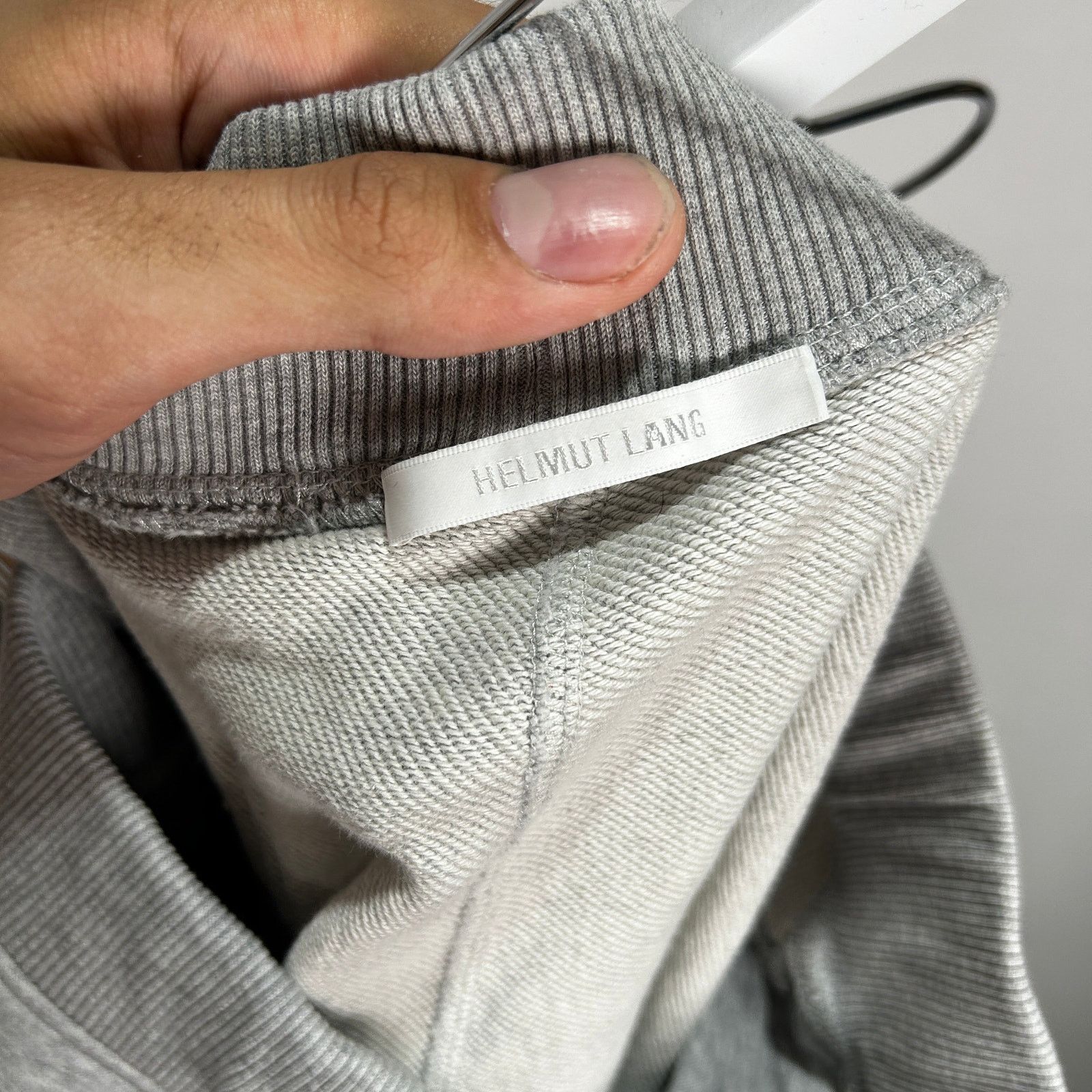 Helmut Lang Helmut Lang Grey 3D Logo Sweatpants Size M Size US 32 / EU 48 - 5 Thumbnail