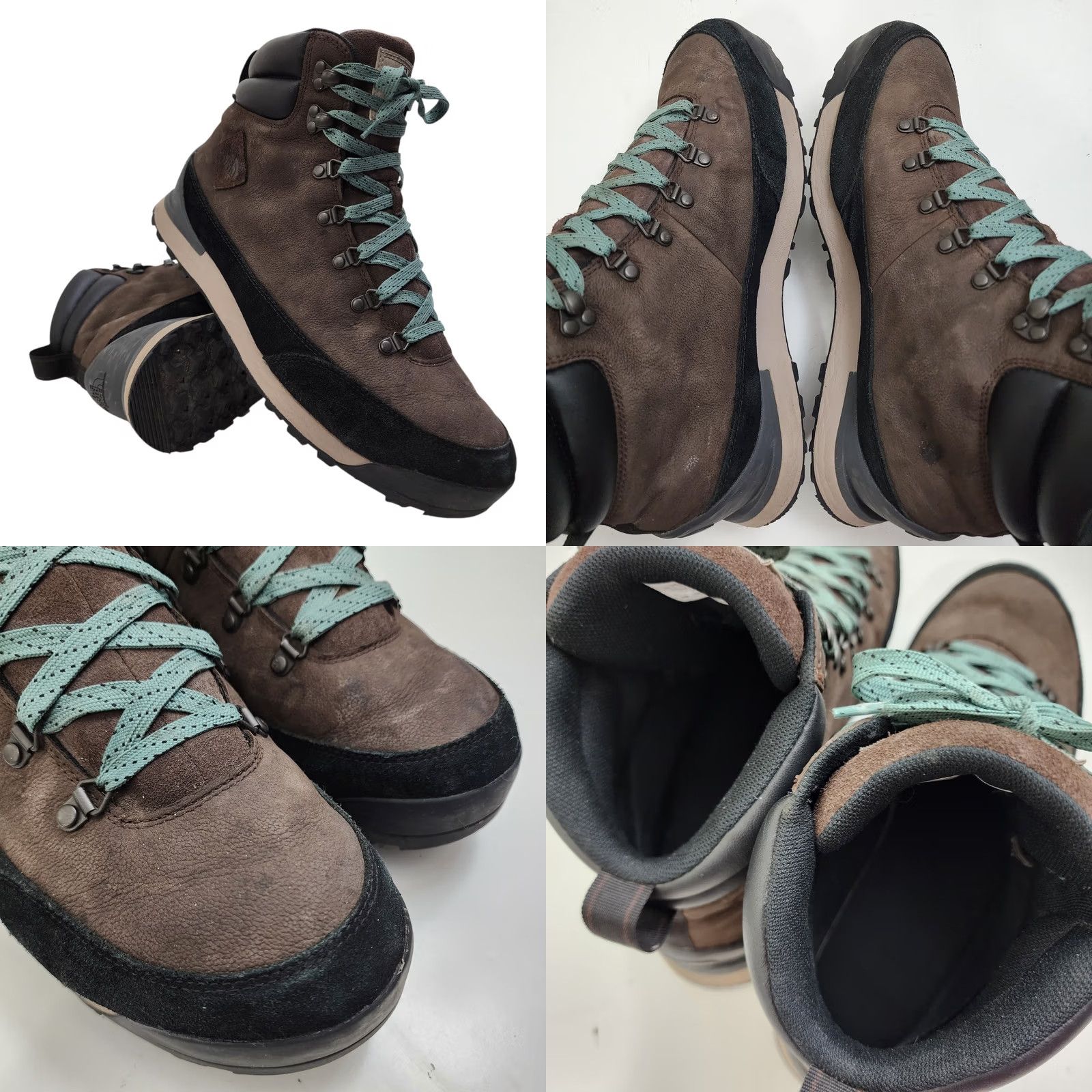 The North Face Men\'s Gray Leather Boots THE NORTH FACE Boots BACK TO BERKELEY IV Mens Size 13 Gray  main image 2