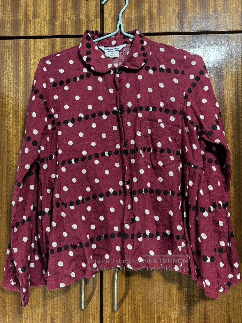 Comme Des Garcons Shui Yu bo Dian doll collar shirt