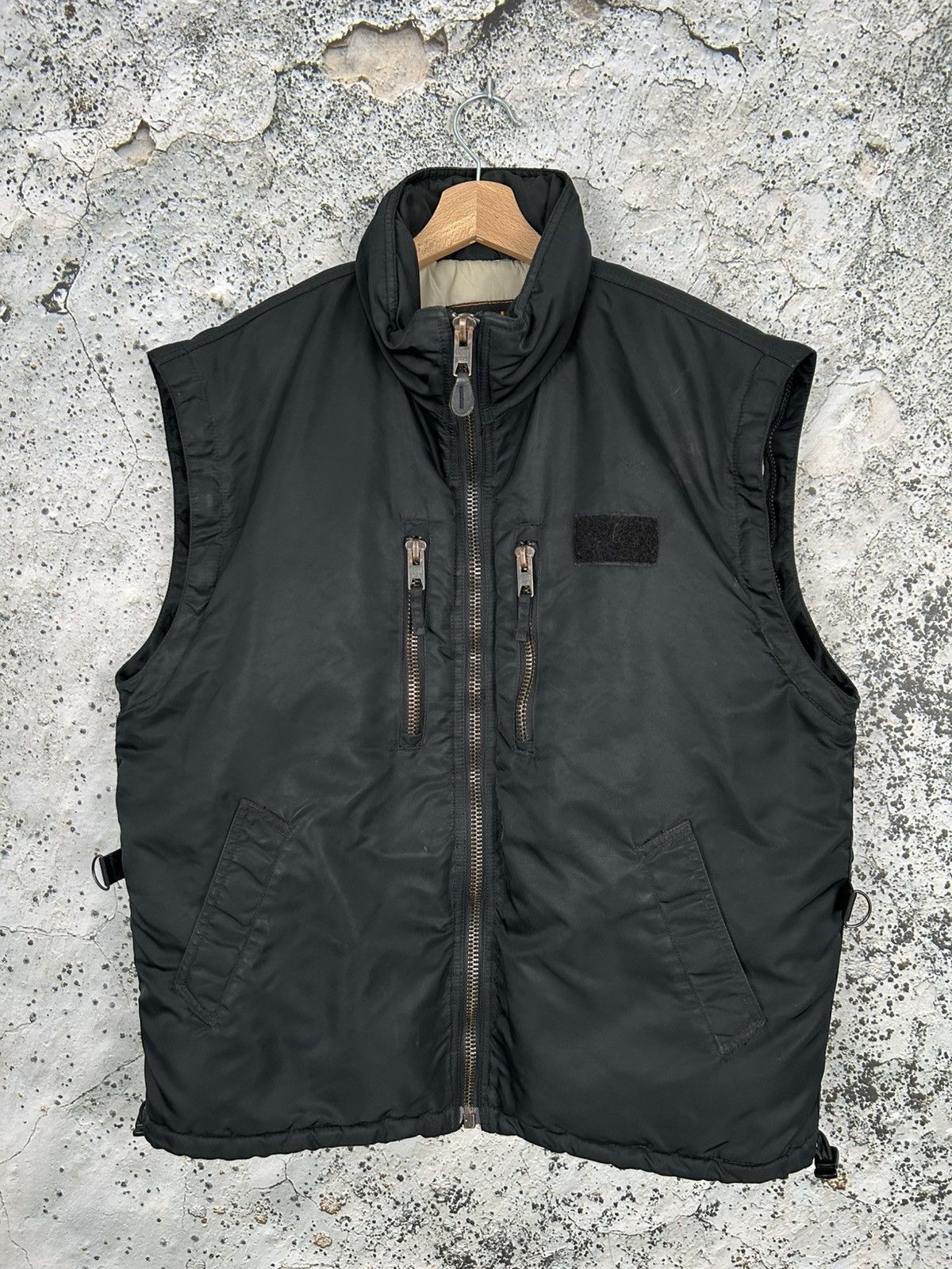 Schott Vintage Schott USA Bomber Vest Military Grunge Rock Punk 90s Size US M / EU 48-50 / 2 - 1 Thumbnail