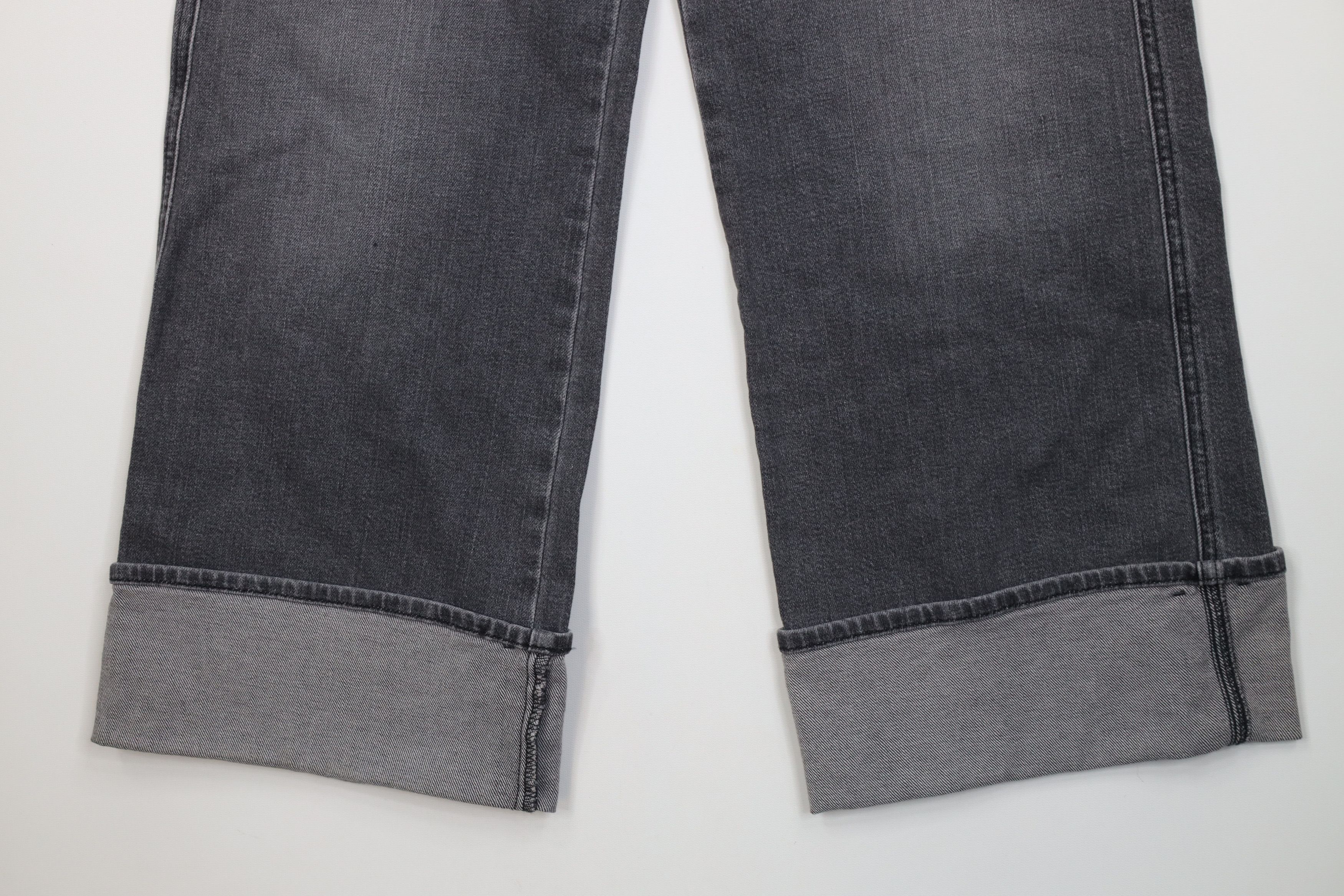Vintage New Joes Jeans The Trixie Wide Leg Denim Jeans Gray Stretch Size 27" / US 4 / IT 40 - 4 Thumbnail