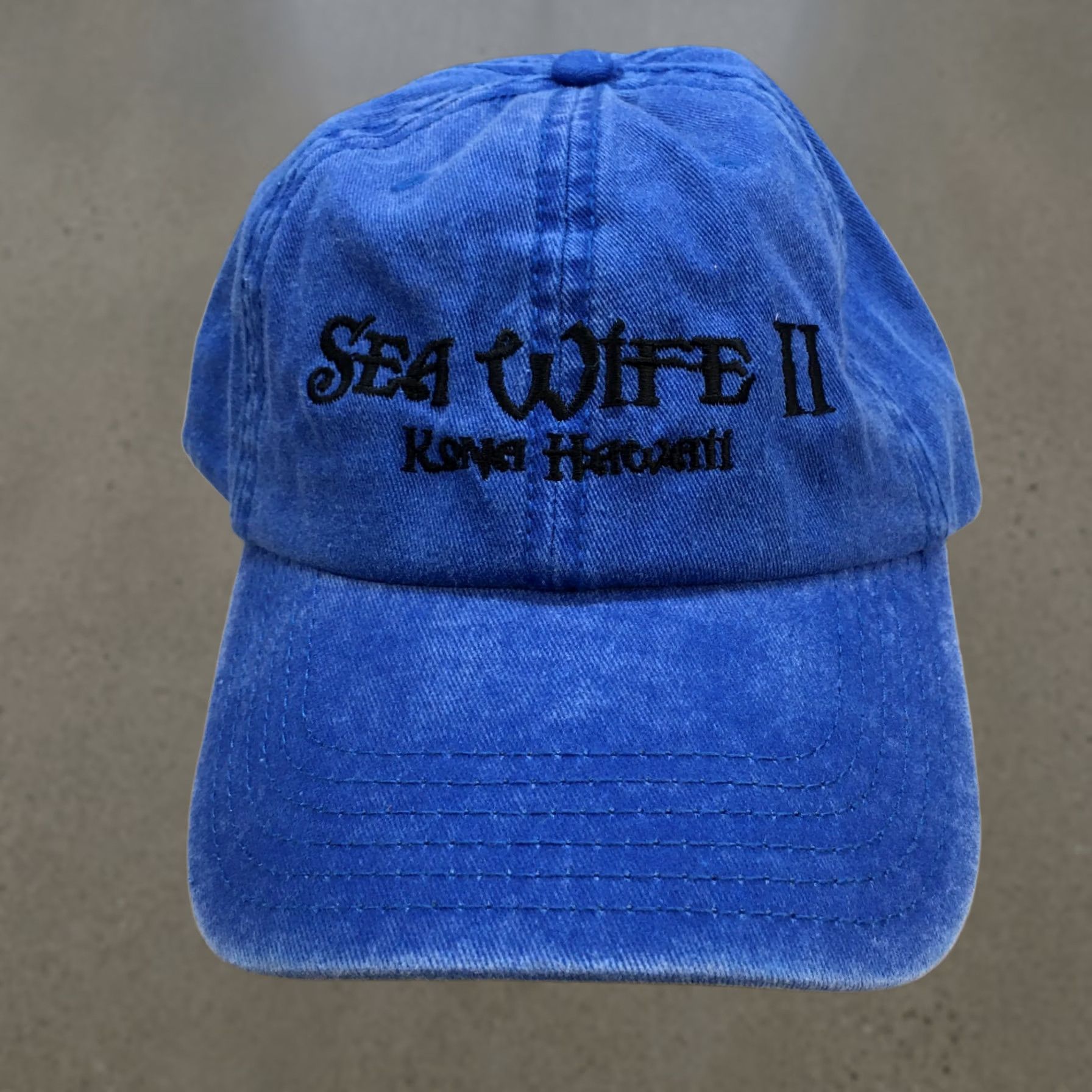Vintage Otto Sea Wife II Kona Hawaii Baseball Cap Hat Mens One Size Blue Adjustable OTTO Size ONE SIZE - 1 Thumbnail