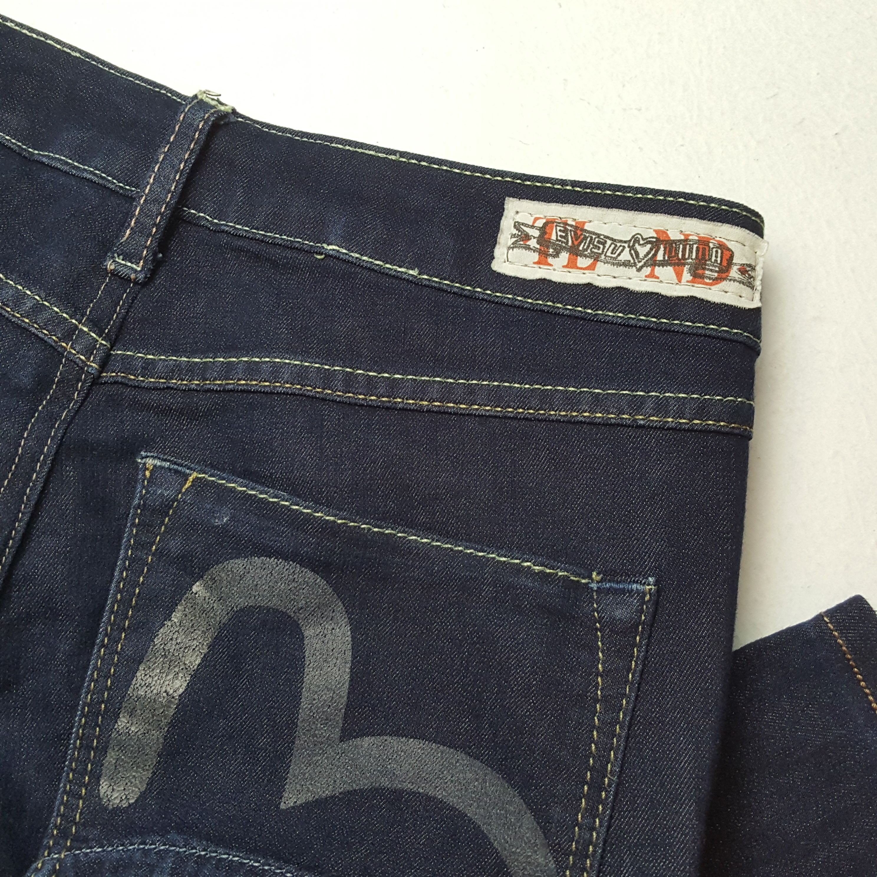 Evisu × Puma × Vintage EVISU x PUMA Jeans Japanese Brand Custom Daicock Size 26" / US 2 / IT 38 - 14 Thumbnail