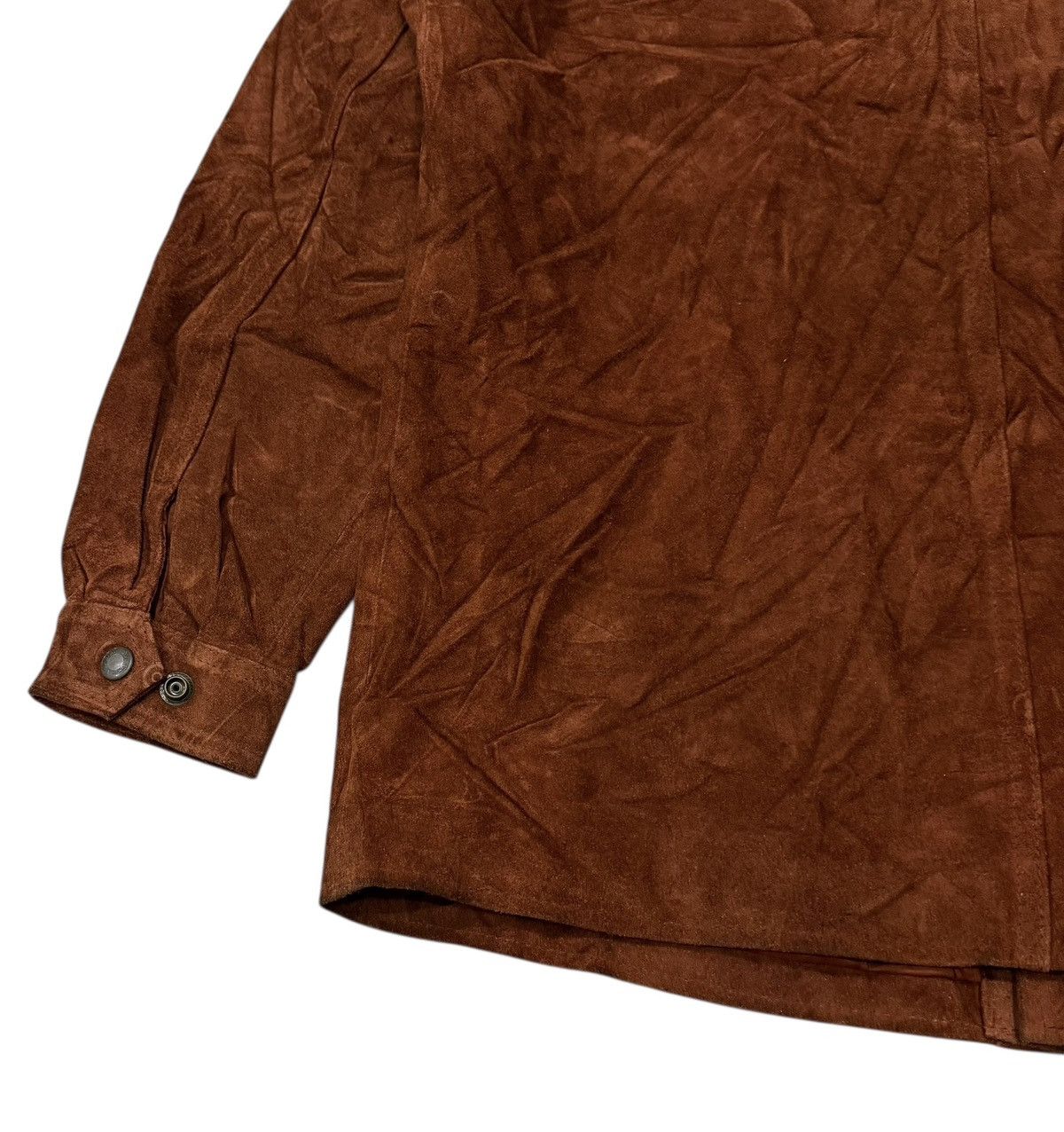Leather Vintage Windarmor Nichiwa Western Suede Leather Jacket Size US S / EU 44-46 / 1 - 13 Thumbnail