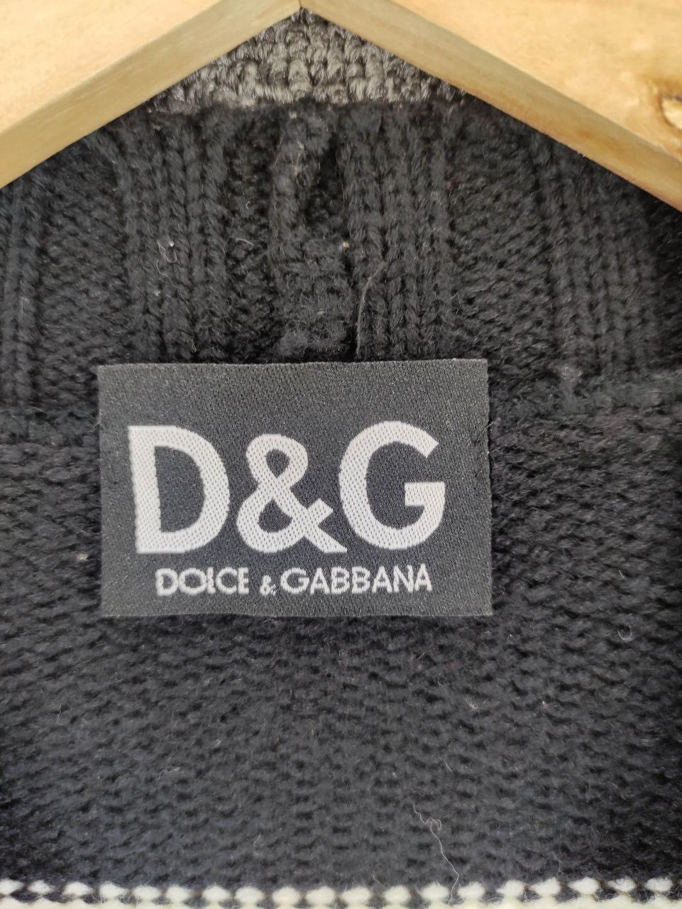 Dolce & Gabbana Dolce & Gabbana Spell Out Knit Jacket Size S / US 4 / IT 40 - 4 Thumbnail