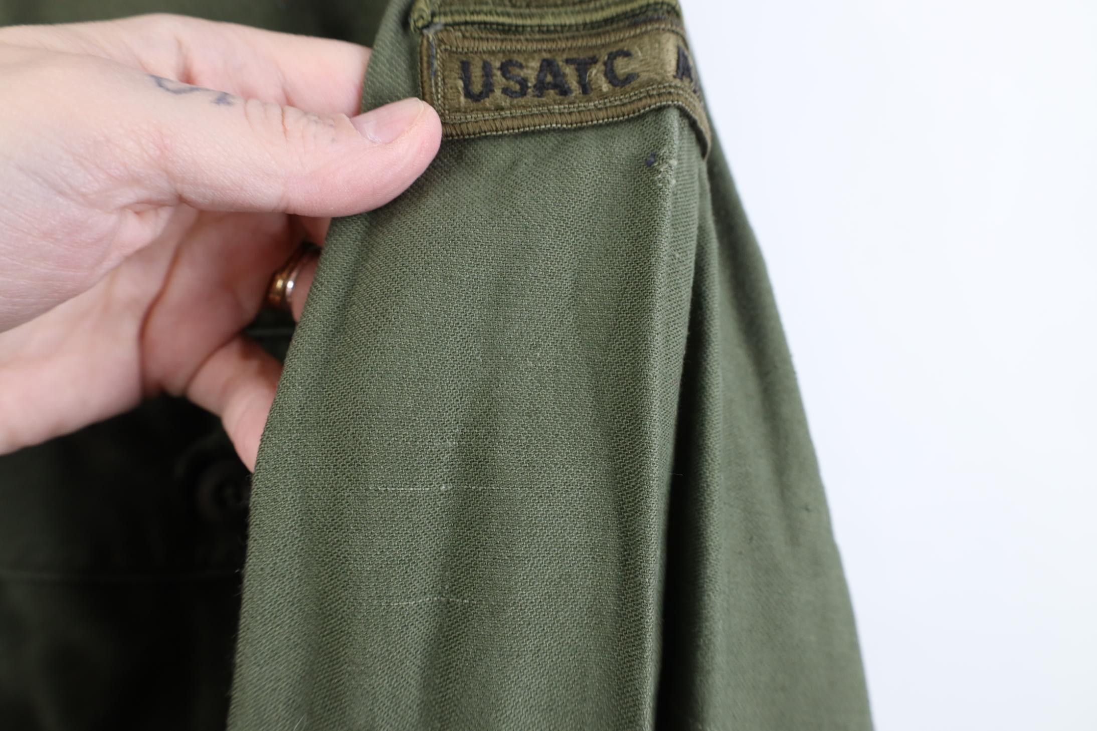 Vintage Vintage 60s Vietnam War Sateen Cotton OG 107 Shirt Jacket Size US M / EU 48-50 / 2 - 5 Thumbnail