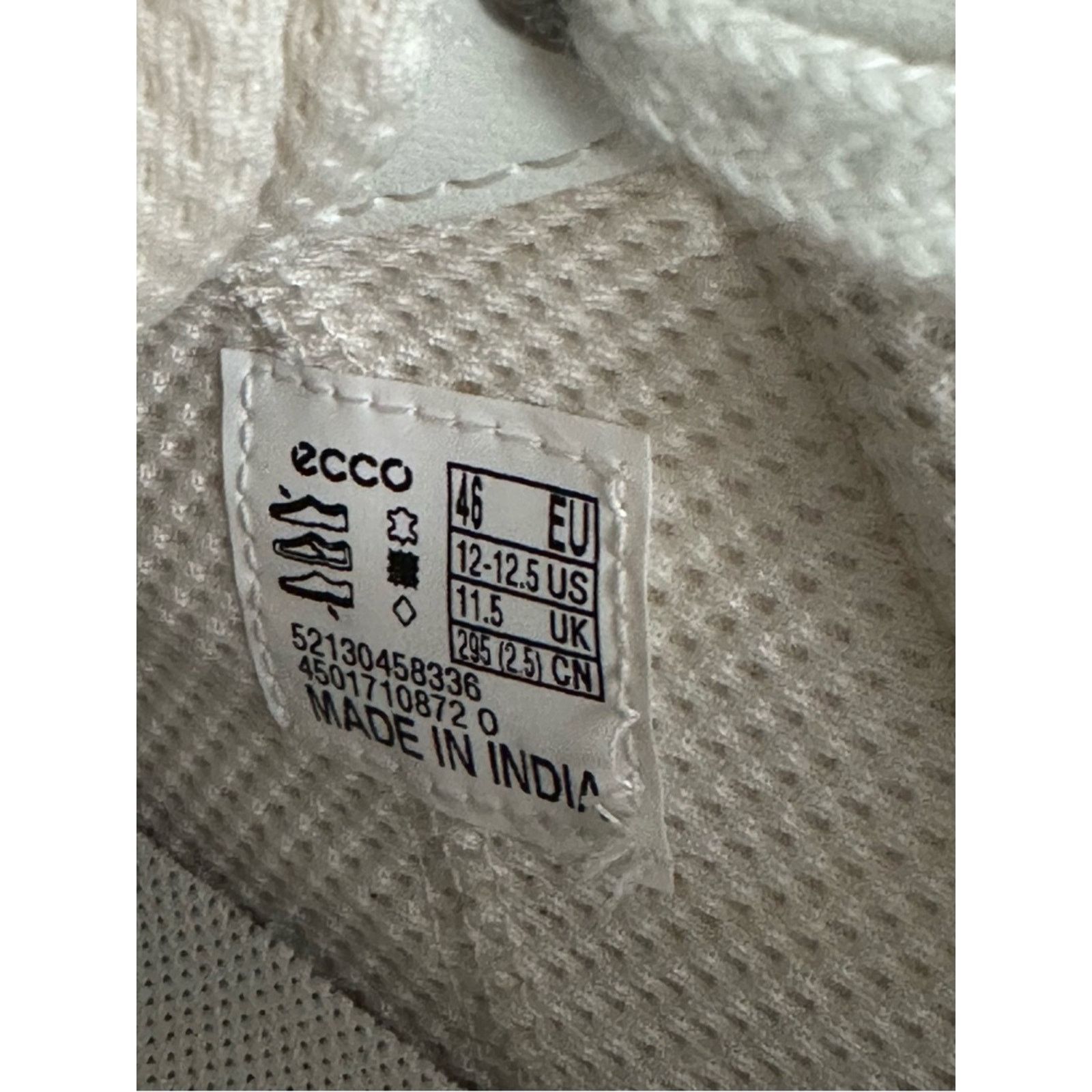 Ecco ECCO Men Street Lite Retro Sneaker Mens 46 EU 12 US White Size US 12 / EU 45 - 8 Thumbnail