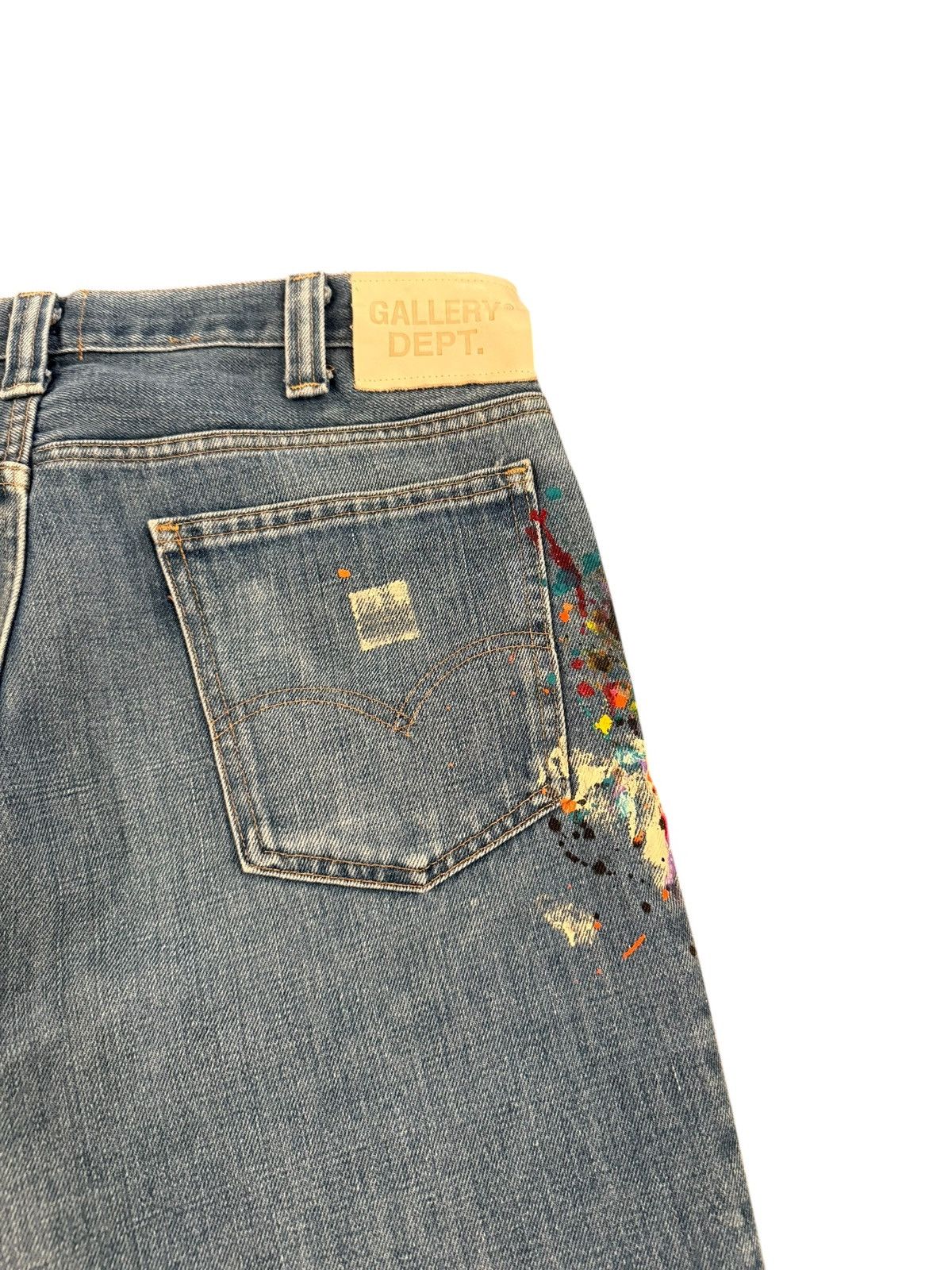 Gallery Dept. Carpenter LA Flare Painted Levi’s Denim Jeans Size US 34 / EU 50 - 10 Thumbnail