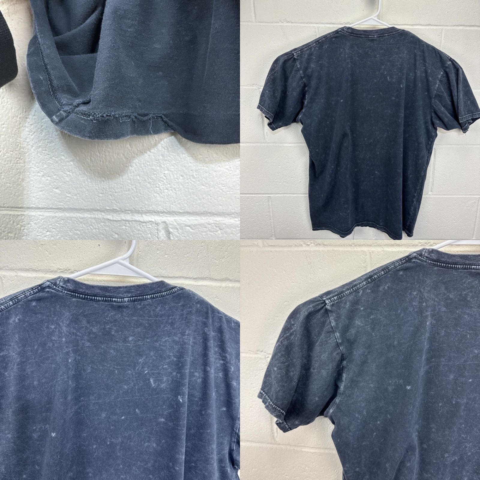 Vintage Vintage Nirvana T Shirt Black Large Acid Wash Faded In Utero Spellout Graphic Print Crew Neck Short Sleeve Logo Accent Men Size US L / EU 52-54 / 3 - 9 Thumbnail