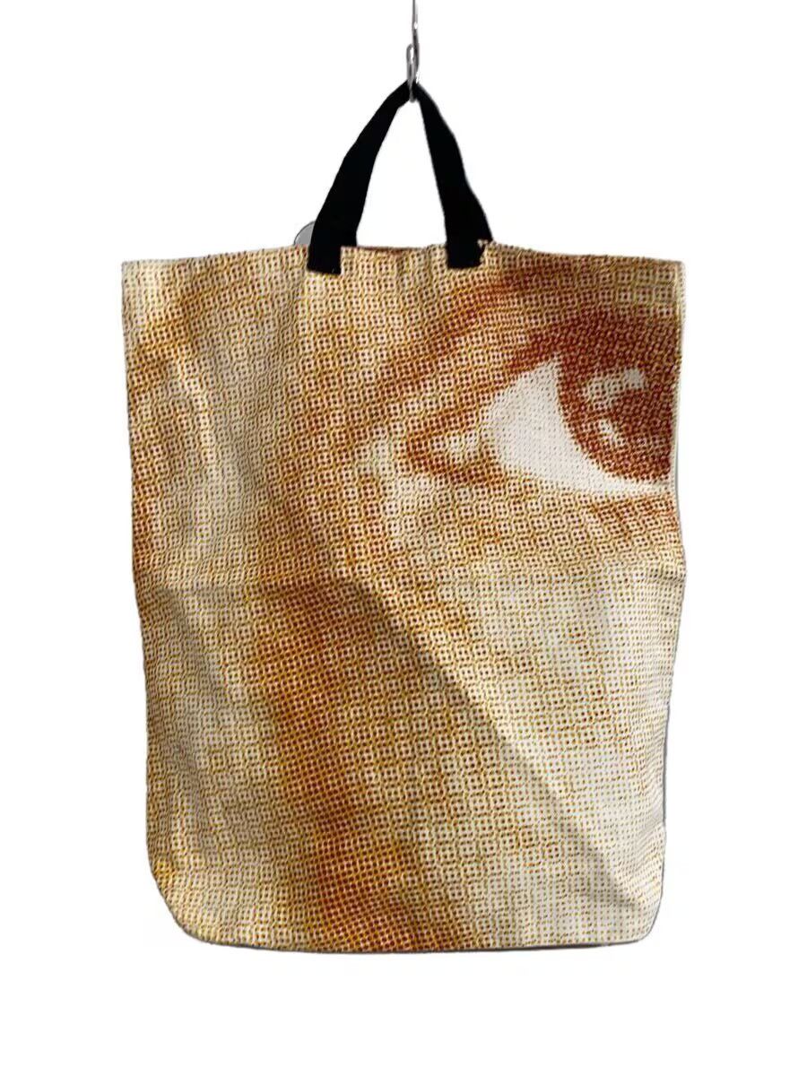 Close Up Face Print Tote Bag