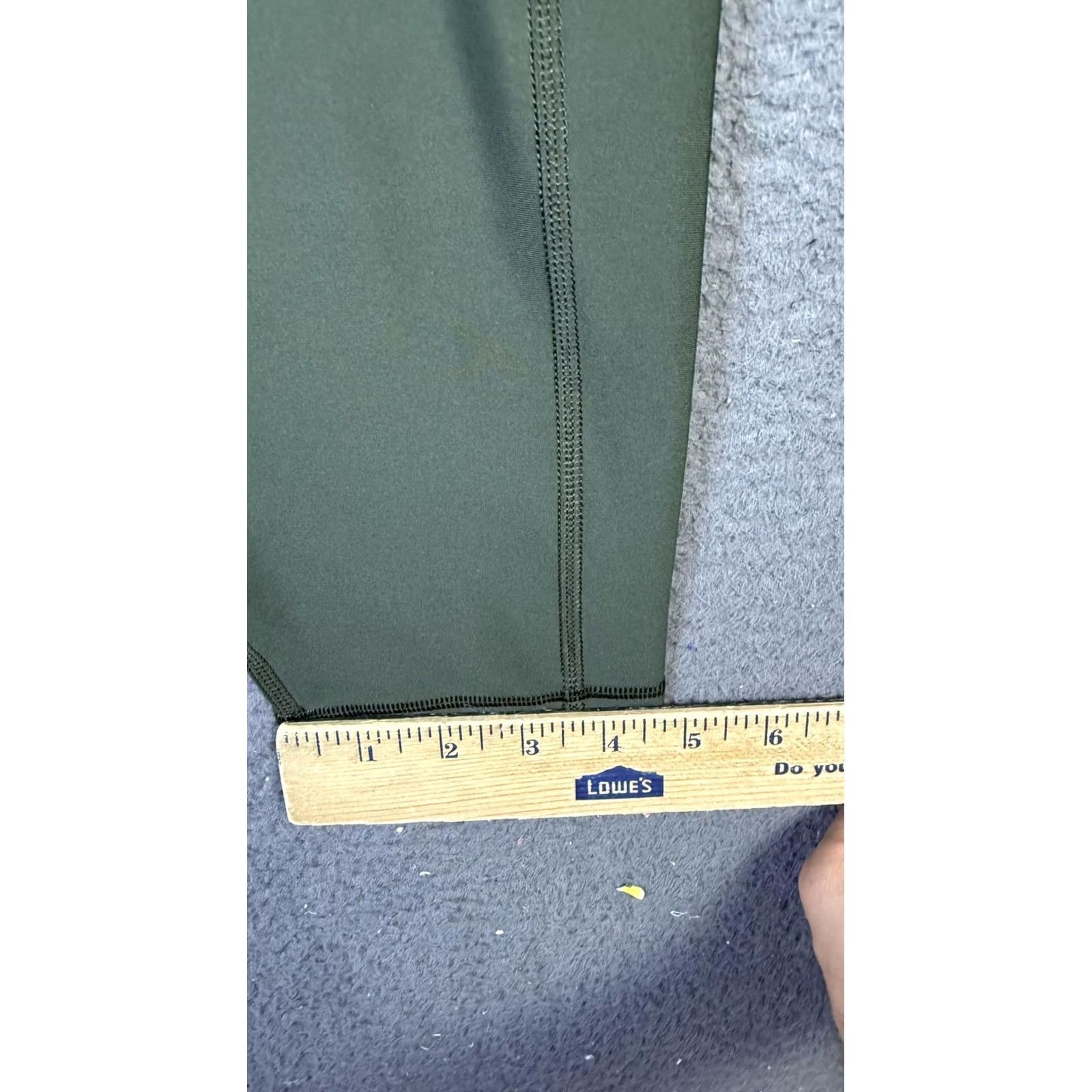Vintage Kinesis Leggings Womens XL Green High Waisted Yoga Activewear Stretch Pants Size 40" / US 18 - 4 Thumbnail