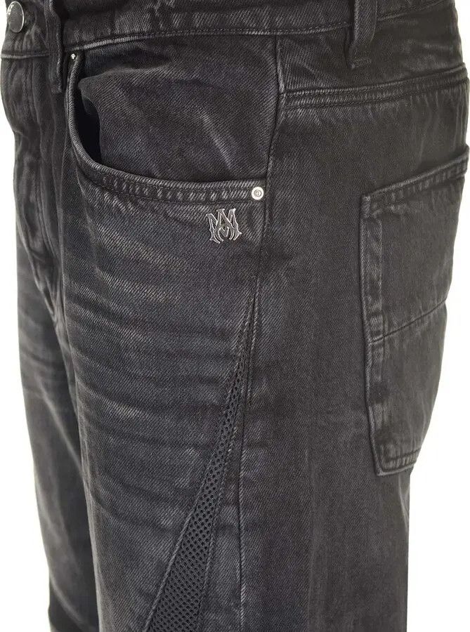 Amiri oc11z0225 MX-3 Straight Leg Jeans in Black Size US 38 / EU 54 - 3 Thumbnail