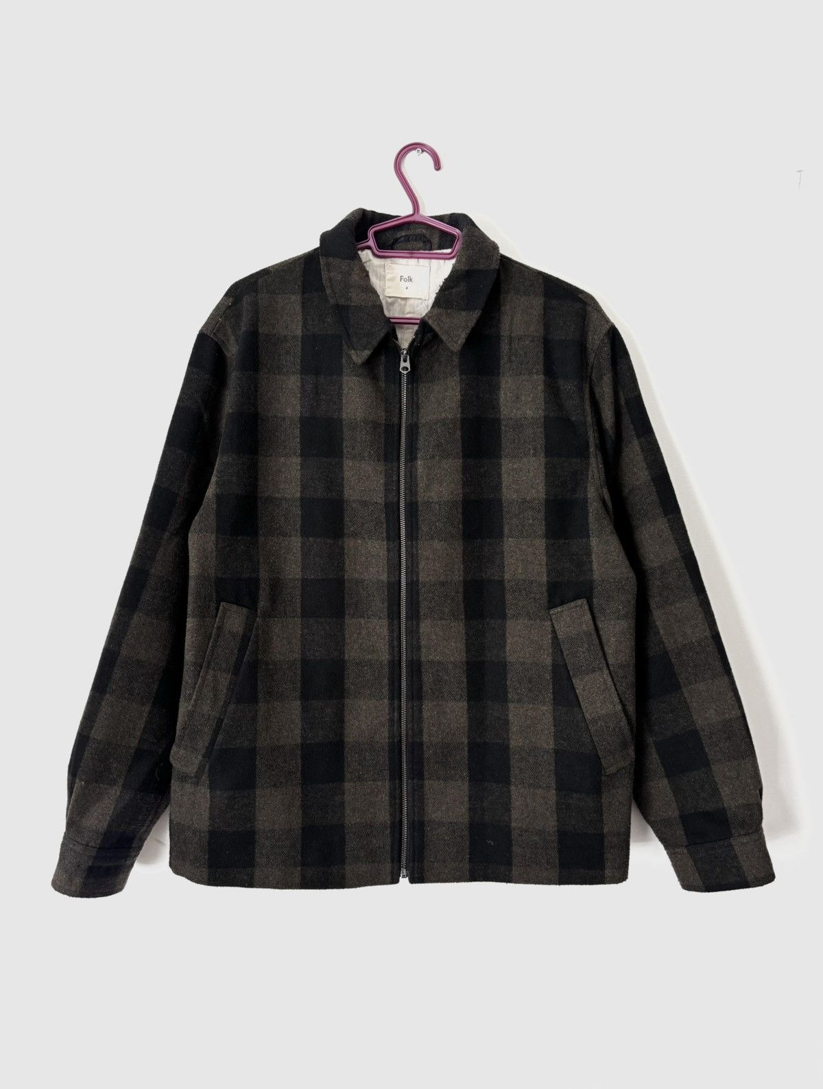Folk Folk Wool Overshirt Zip Jacket Size US L / EU 52-54 / 3 - 1 Thumbnail