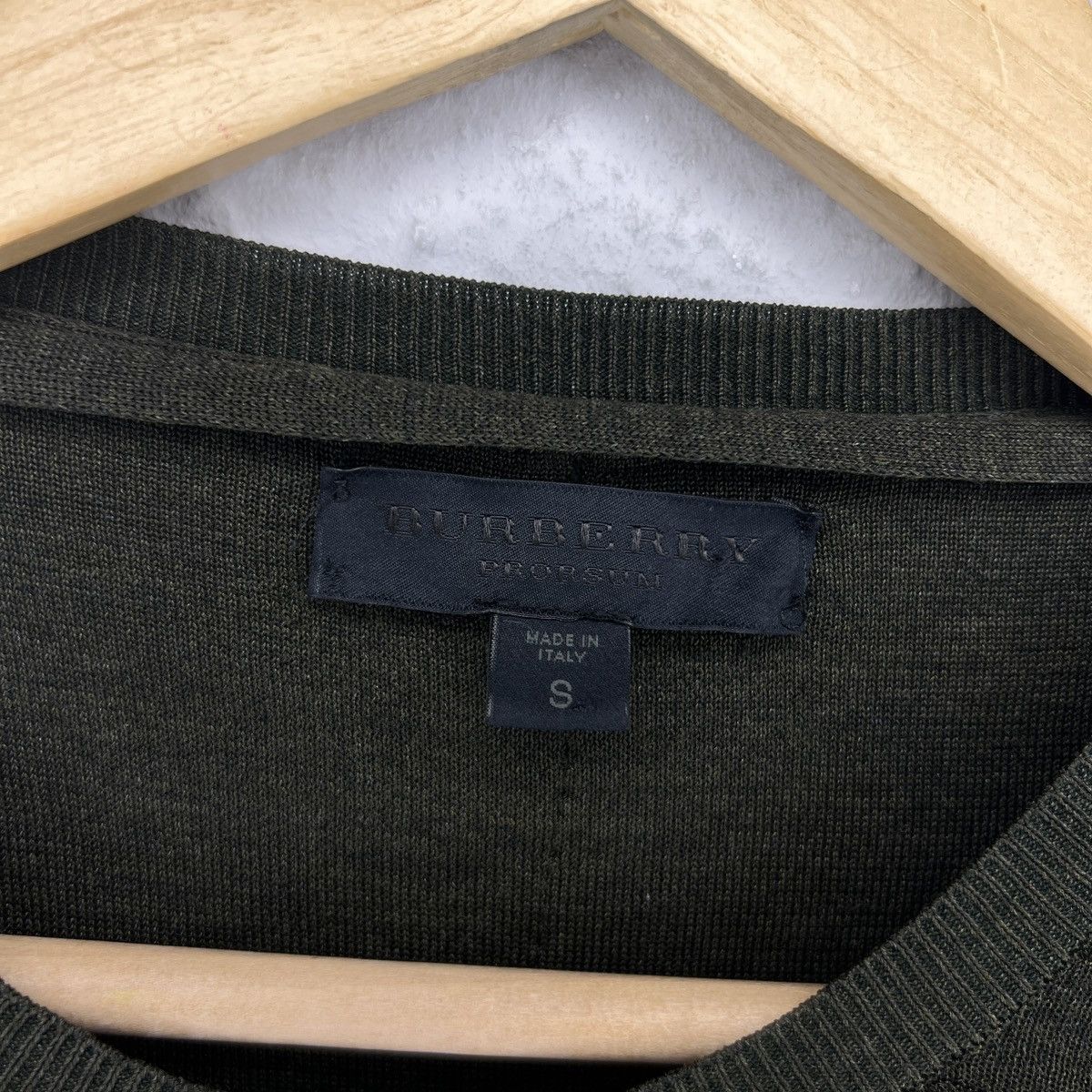 Burberry × Burberry Prorsum × Designer Burberry Prorsum Blouse Longsleeve Draping Wool Silk Size S / US 4 / IT 40 - 5 Thumbnail