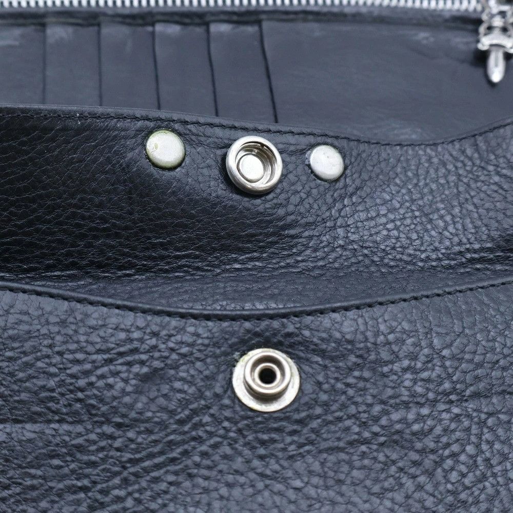 Chrome Hearts CHROME HEARTS CROSS BUTTON LEATHER LONG WALLET Size ONE SIZE - 7 Thumbnail