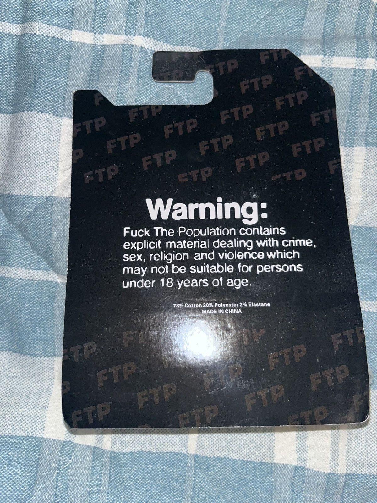 Fuck The Population FTP 500 Toy Car Size ONE SIZE - 2 Thumbnail