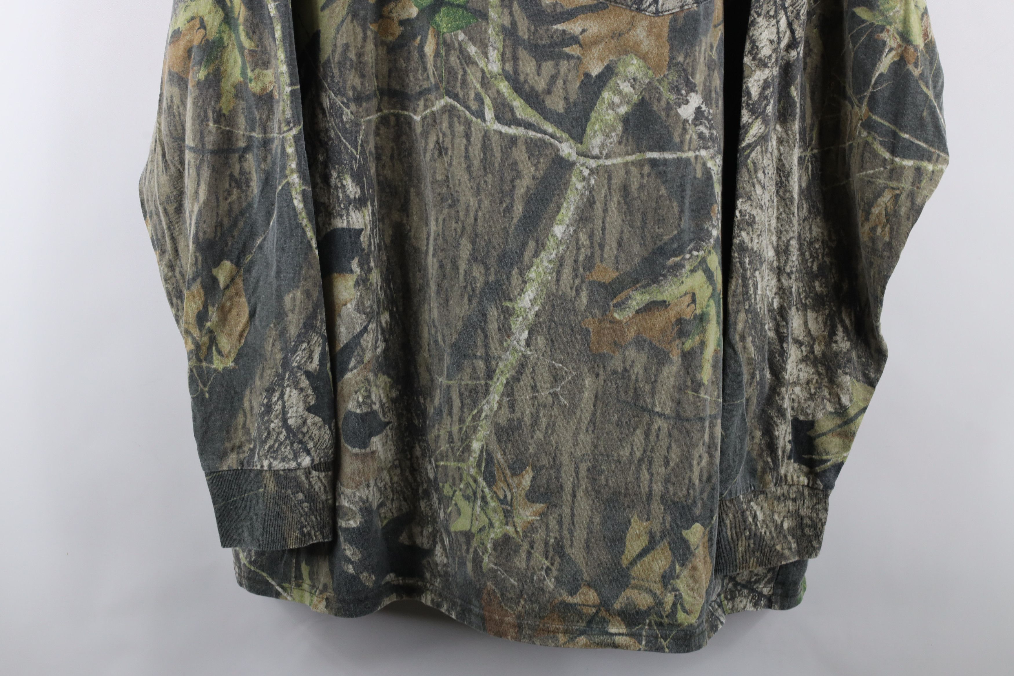 Vintage Vintage 90s Streetwear Oak Camouflage Long Sleeve T-Shirt Size US XXL / EU 58 / 5 - 3 Thumbnail