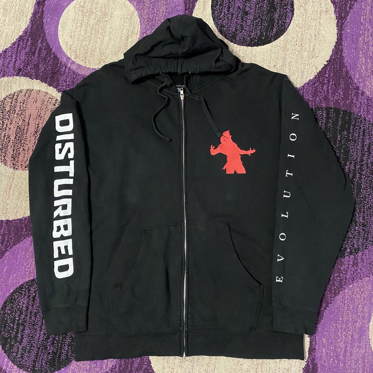 Band Tees Disturbed Evolution Band Zipper Hoodie Size US XL / EU 56 / 4 - 1 Thumbnail