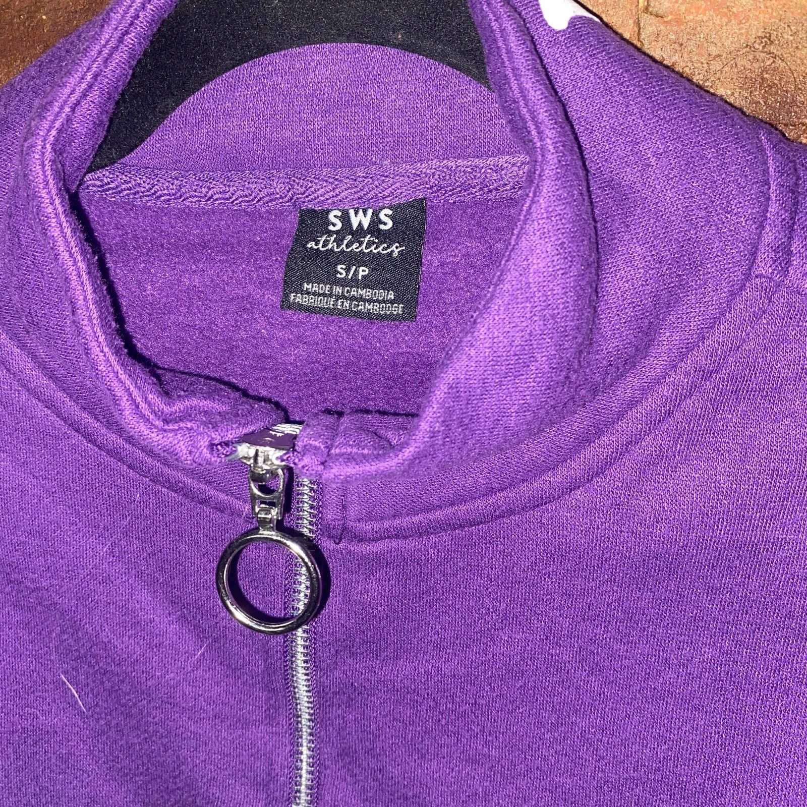 Other SWS Athletics Purple Super Diva Quarter Zip Sweatshirt Small Size S / US 4 / IT 40 - 4 Thumbnail