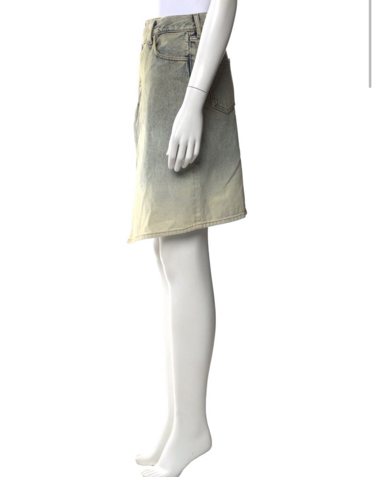 Off-White OFF WHITE denim over SKIRT Size 26" / US 2 / IT 38 - 2 Thumbnail