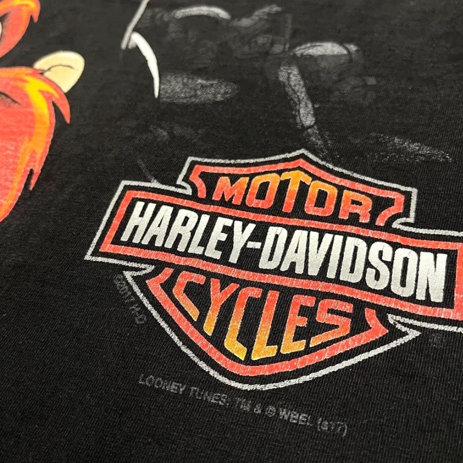 Harley Davidson Harley Davidson Shirt Mens 3XL Faded Black Double Sided Yosemite Sam Looney Tune Size US XXL / EU 58 / 5 - 5 Thumbnail